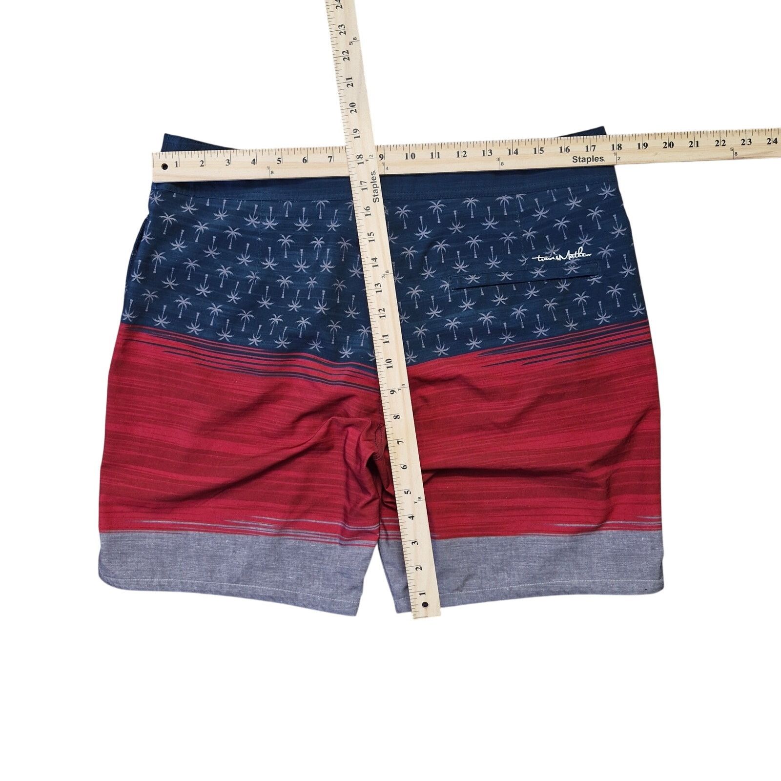 TravisMathew Travis Mathew Board Shorts Men’s Size 34 Murican Swim Trunks Size US 34 / EU 50 - 5 Thumbnail