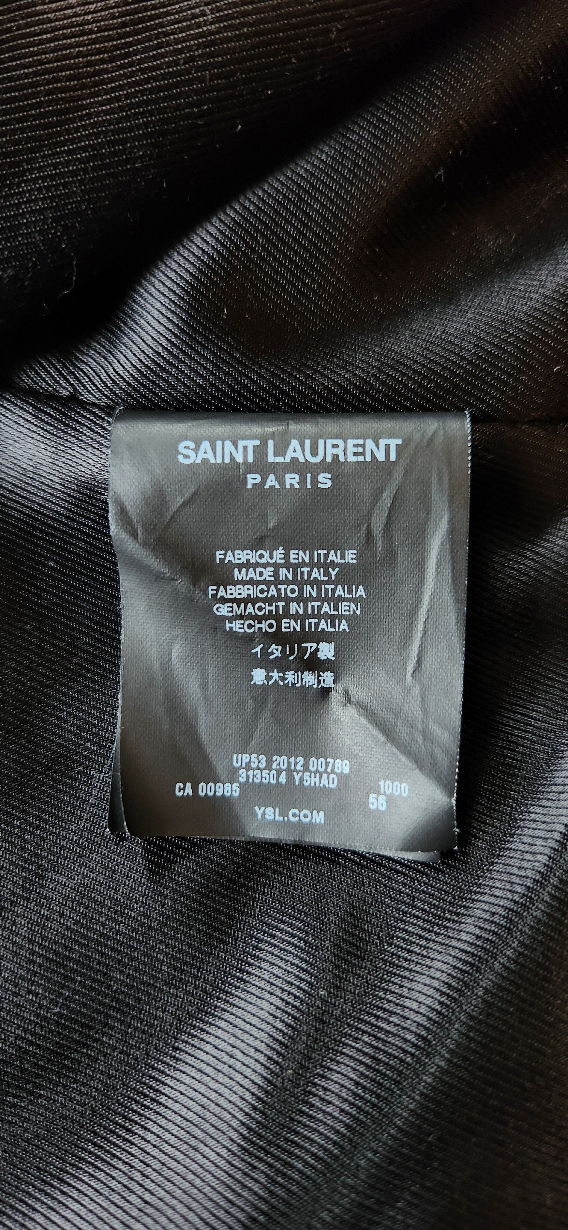 Saint Laurent Paris First Version L01, 2012 Size US XXL / EU 58 / 5 - 11 Thumbnail