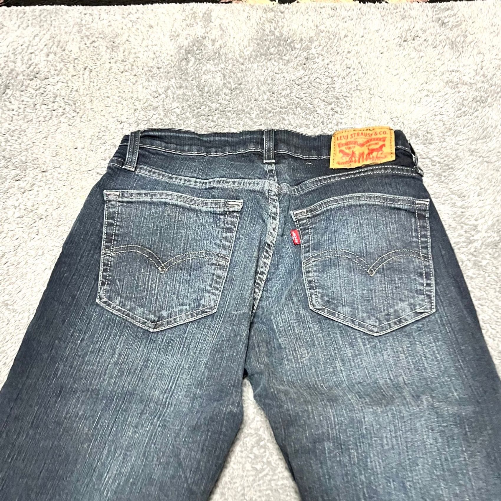 Levi's Levis 559 Jeans Mens 30 x32 Blue Relaxed Straight Fit Size US 30 / EU 46 - 2 Thumbnail
