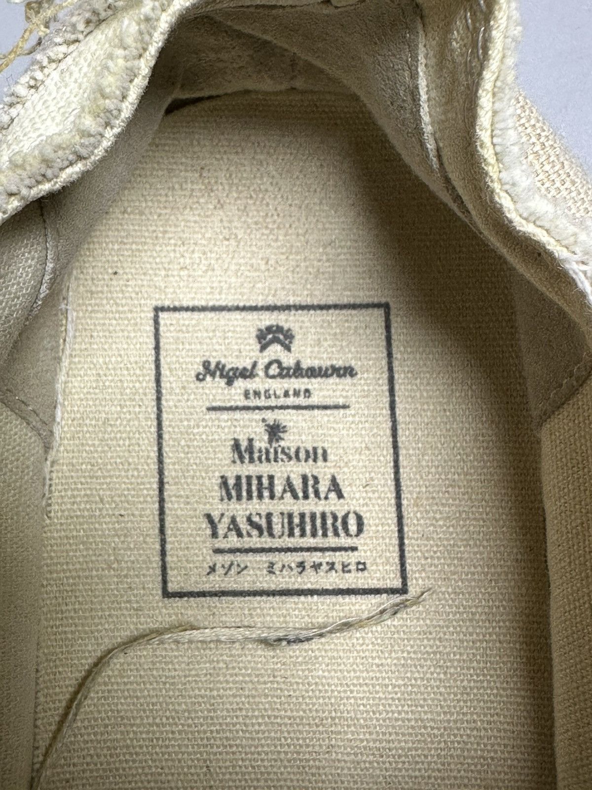Maison MIHARA YASUHIRO × Nigel Cabourn MMY x Nigel Cabourn - Peterson Low OG Sole - Beige Size US 10 / EU 43 - 12 Thumbnail