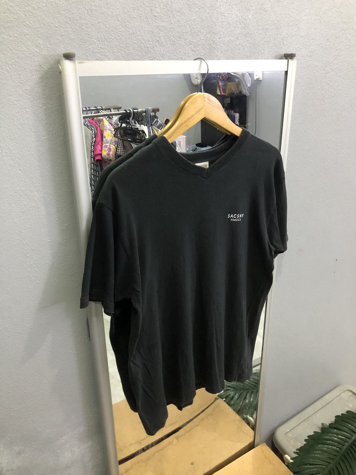 Yohji Yamamoto Yohji Yamamoto SACSNY Y’SACCS Tee Black Size US M / EU 48-50 / 2 - 3 Thumbnail
