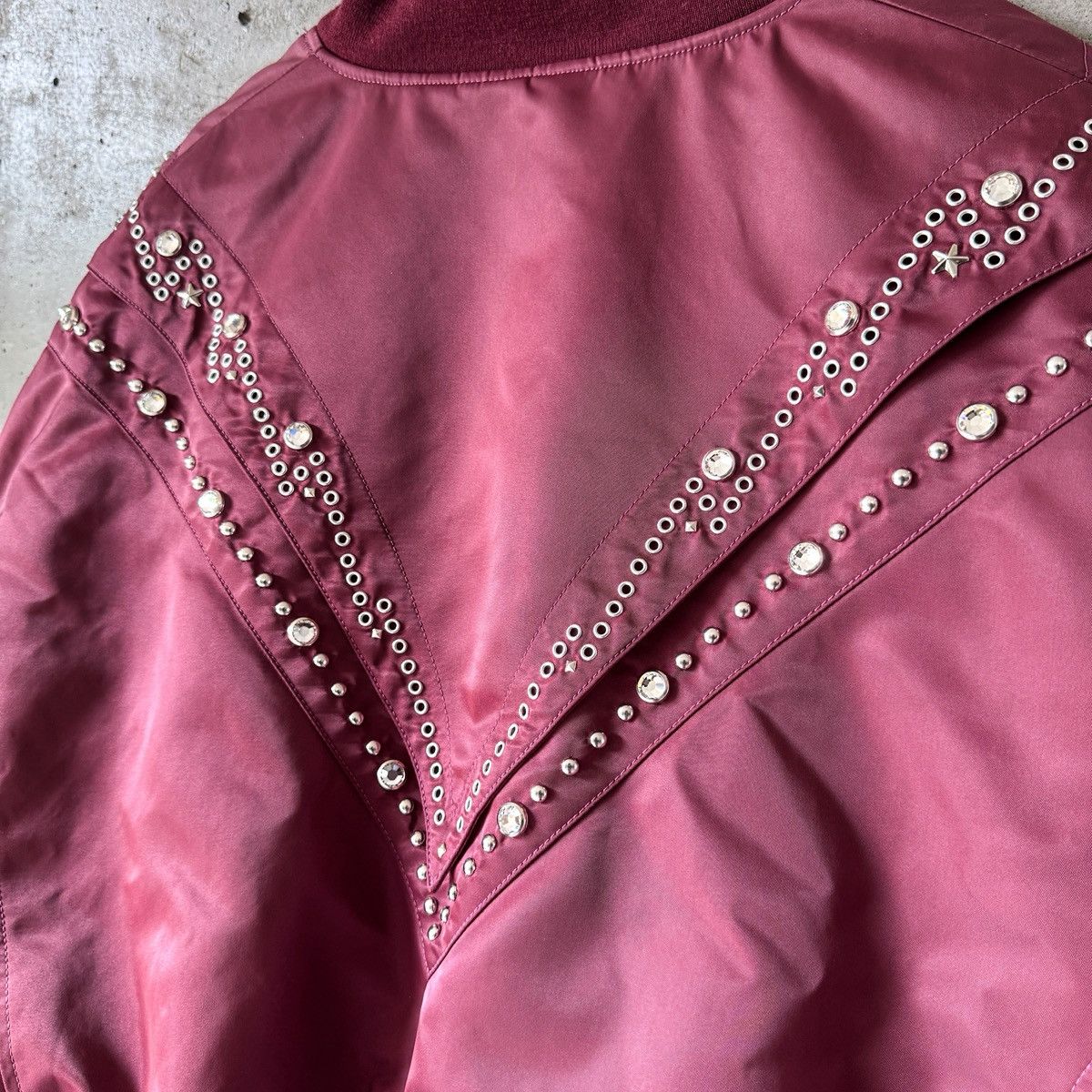 Celine Celine Bomber Studded Gem Jacket Size US L / EU 52-54 / 3 - 6 Thumbnail