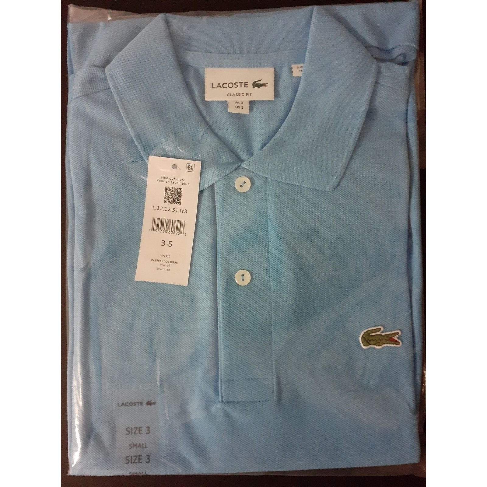 Lacoste Lacoste Mens Legacy Short L.12.12 Pique Polo Shirt Bonnie S Size US S / EU 44-46 / 1 - 2 Thumbnail