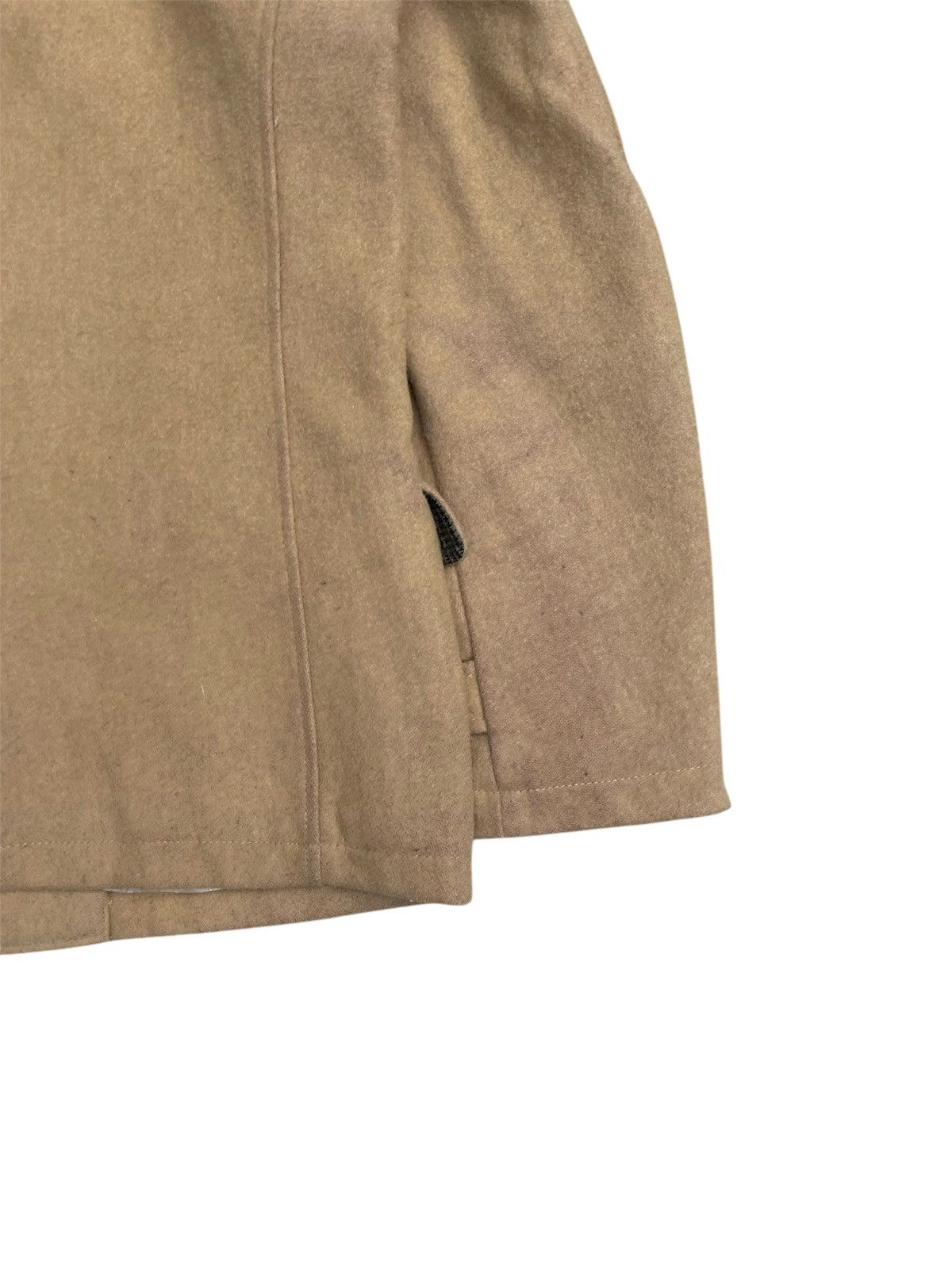 Japanese Brand Ships Jet Blue Tweed Coat - Quilted Lining Adjustable Cuffs Size US S / EU 44-46 / 1 - 7 Thumbnail