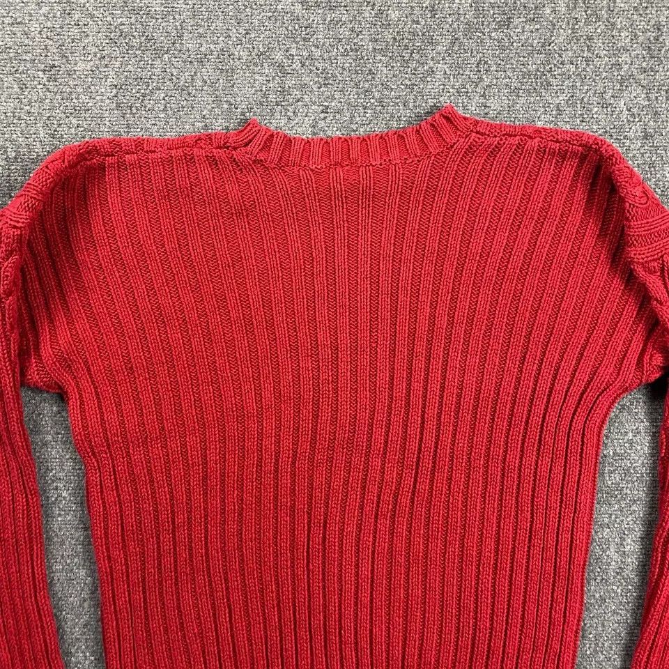 Old Navy × Vintage Old Navy Sweater Womens Large Cable Knit Chunky Ramie Size L / US 10 / IT 46 - 8 Thumbnail