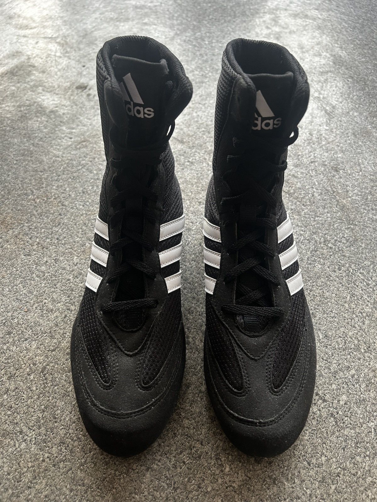 Adidas × Vintage Vintage Adidas High Top Sneakers Boxing Wrestling Size US 7 / IT 37 - 5 Thumbnail