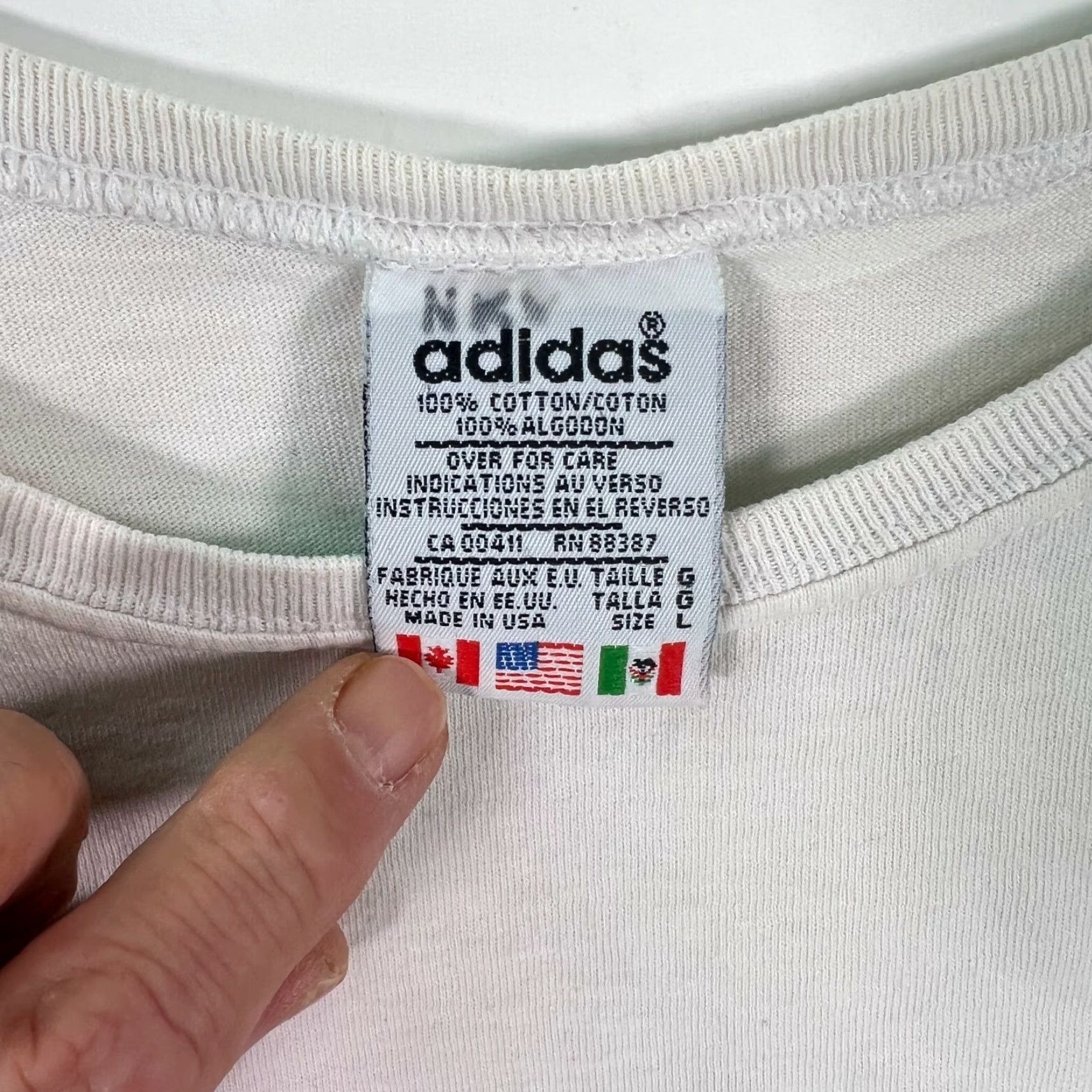Adidas Adidas Mens T-Shirt Size US L / EU 52-54 / 3 - 5 Thumbnail