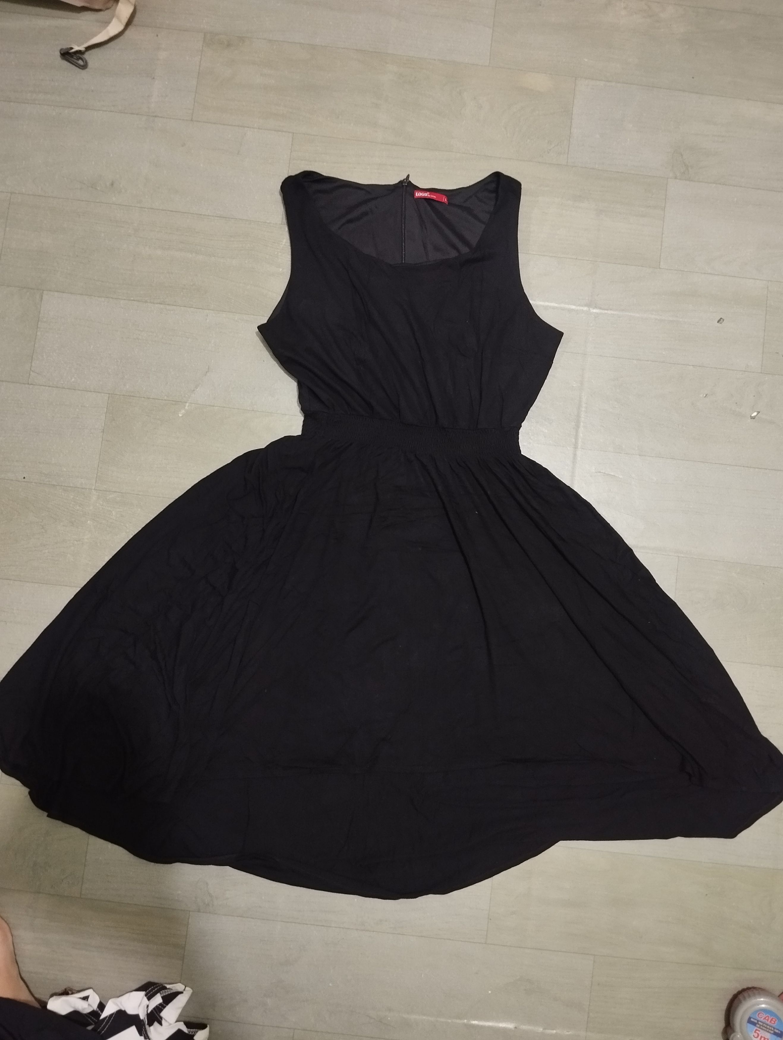 Other Logo midi dress black Size L / US 10 / IT 46 - 1 Thumbnail