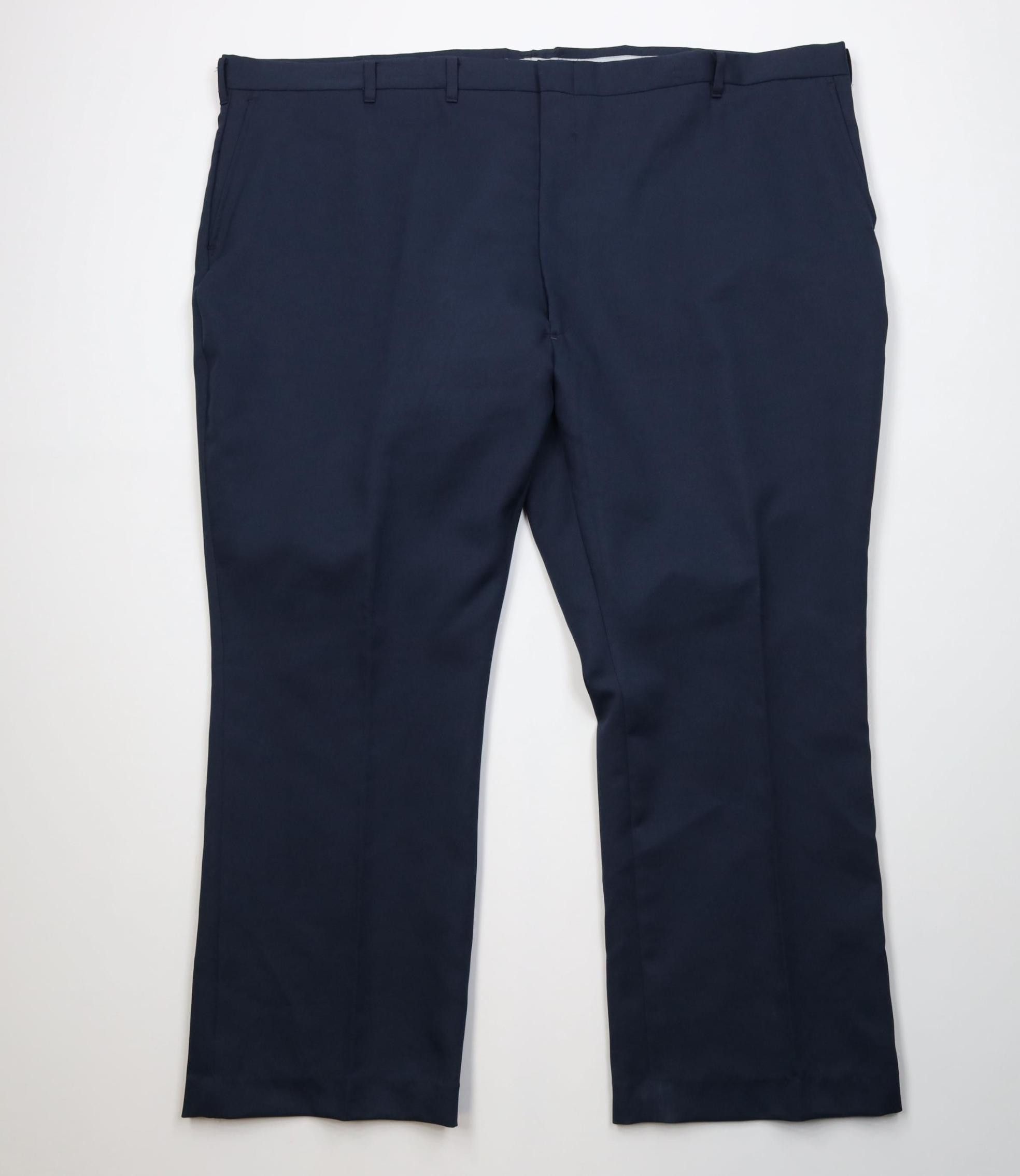 Vintage Vintage 90s Streetwear Flared Wide Leg Chino Pants Navy