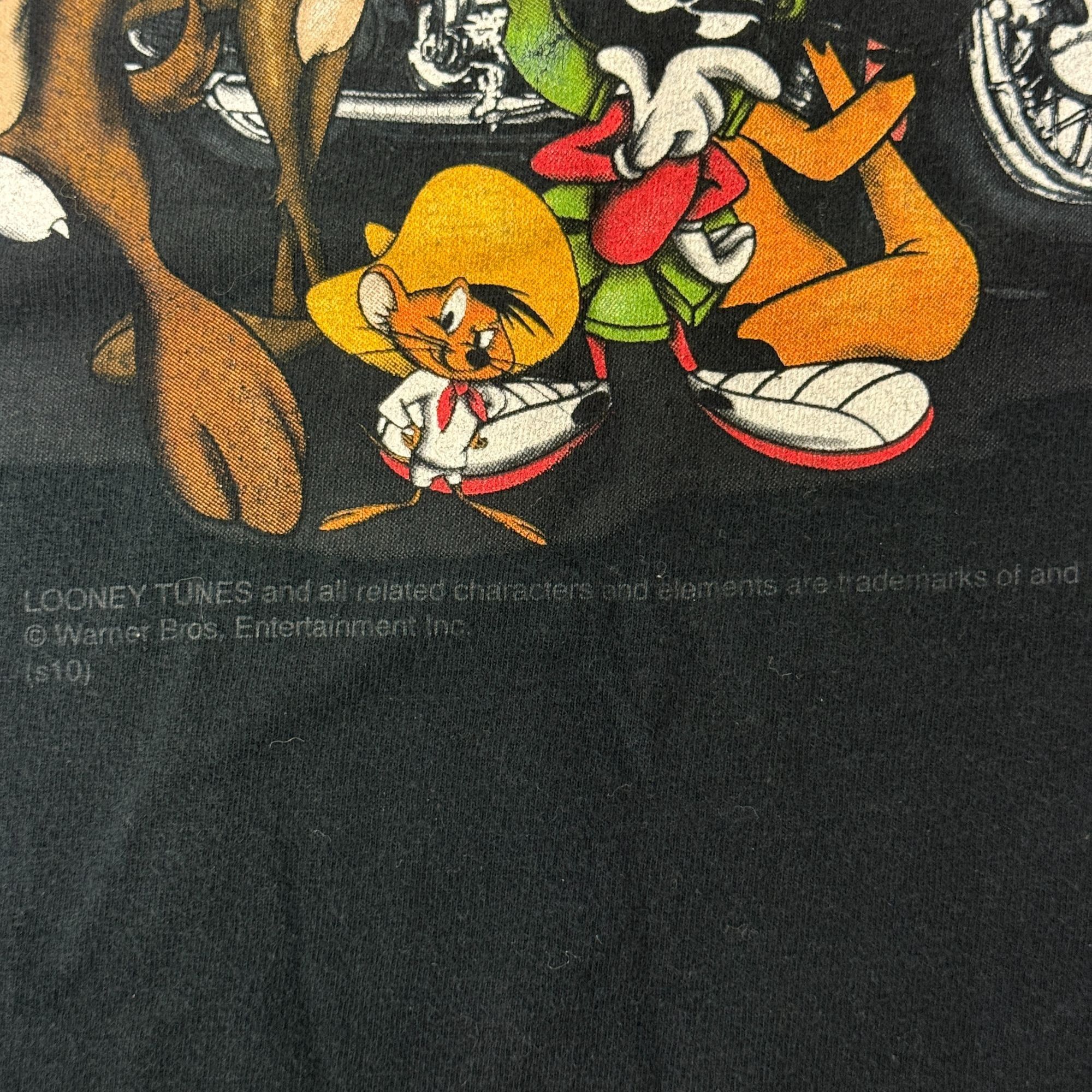 Harley Davidson LOONEY TUNES Crew Motorcycle NEON MARVIN Martian Biker Shirt Size US XL / EU 56 / 4 - 14 Thumbnail