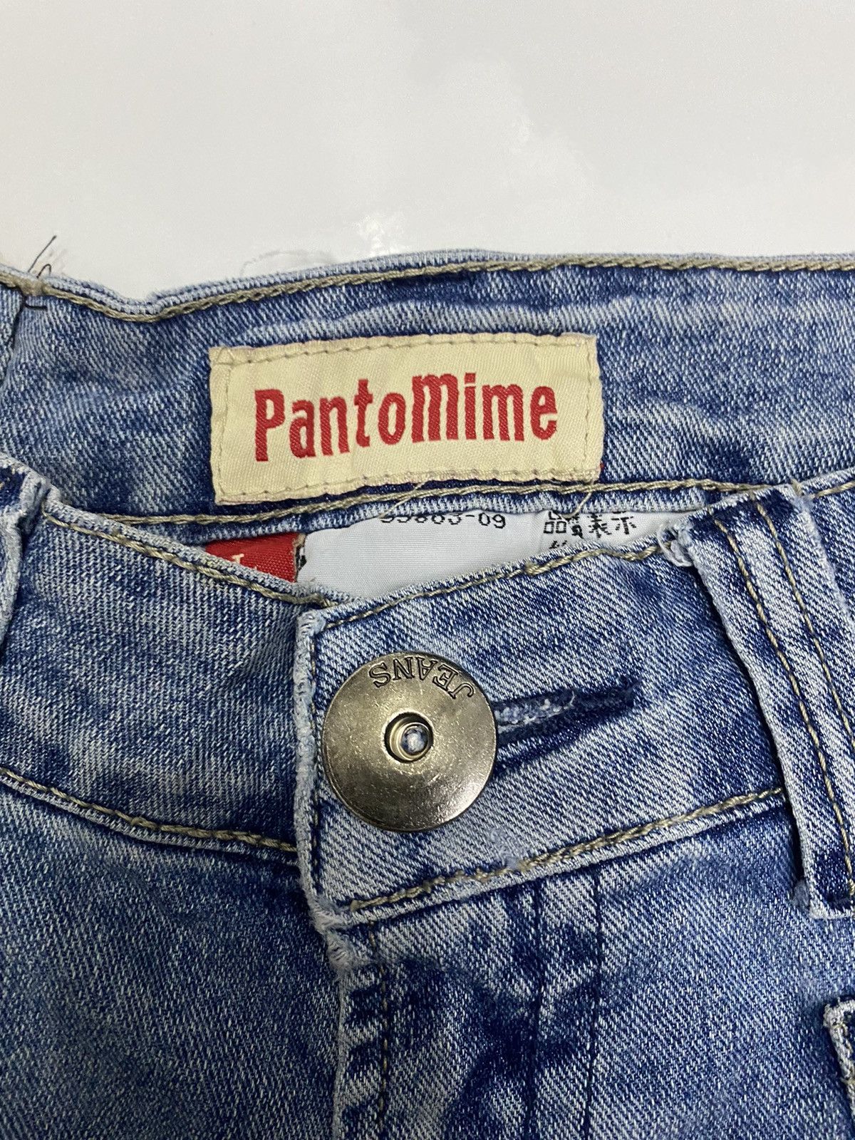 If Six Was Nine FLARE JEANS PANTOMIME ZIPPER POCKET DISTRESSED FLARED JEANS Size US 30 / EU 46 - 9 Thumbnail