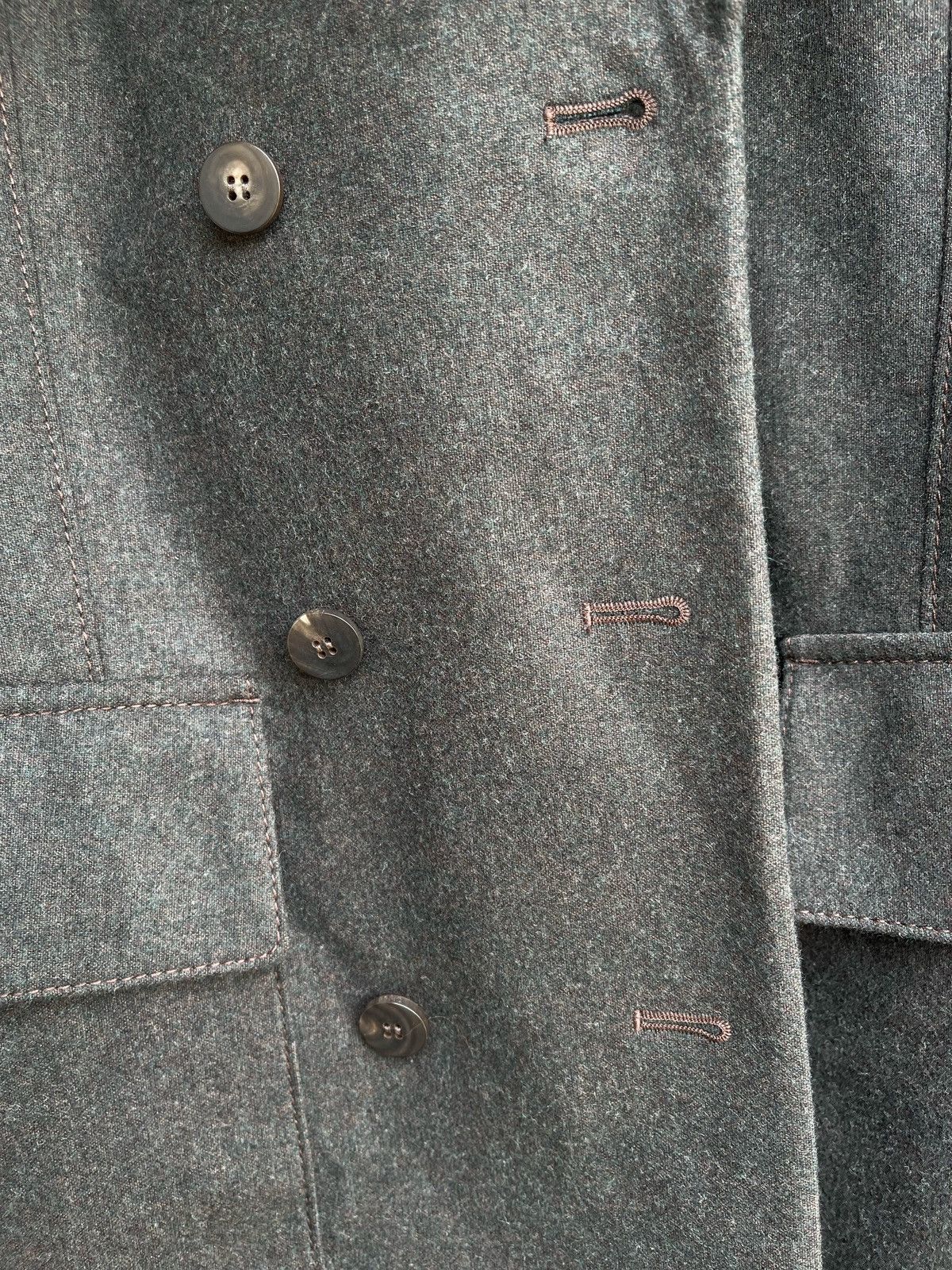 Chloe Chloe Double-Breasted Blazer – Cashmere Wool, Horn Buttons Size S / US 4 / IT 40 - 8 Thumbnail