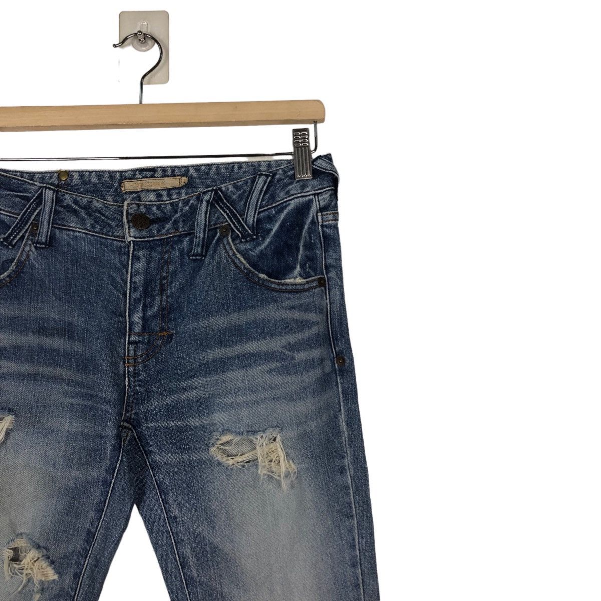 Hysteric Glamour 🔥SKINY CUT FLARE DENIM JEANS TORNADO MART JAPAN MADE Size US 28 / EU 44 - 6 Thumbnail