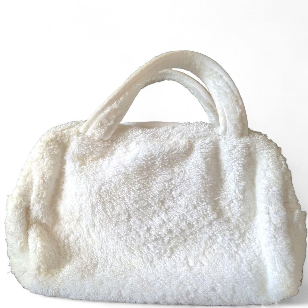 Dior Dior - Towel Handbag White Blue Size ONE SIZE - 2 Thumbnail