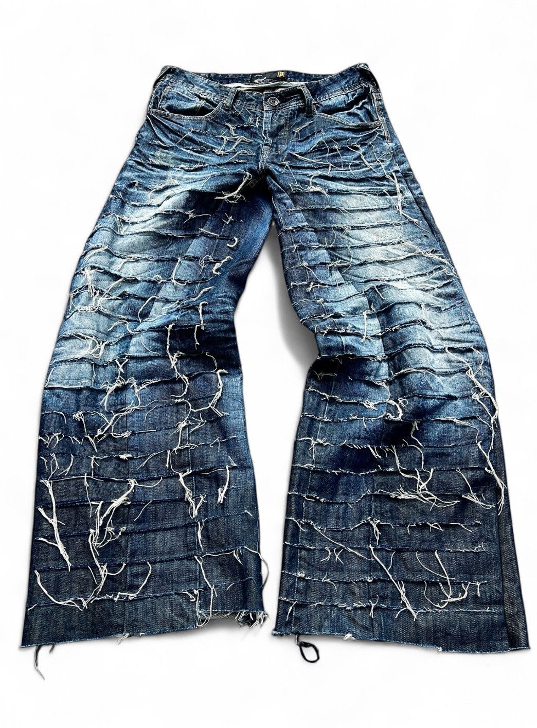 Other Vintage Boro Style Avant Garde Jeans Size 40" / US 18 - 1 Thumbnail