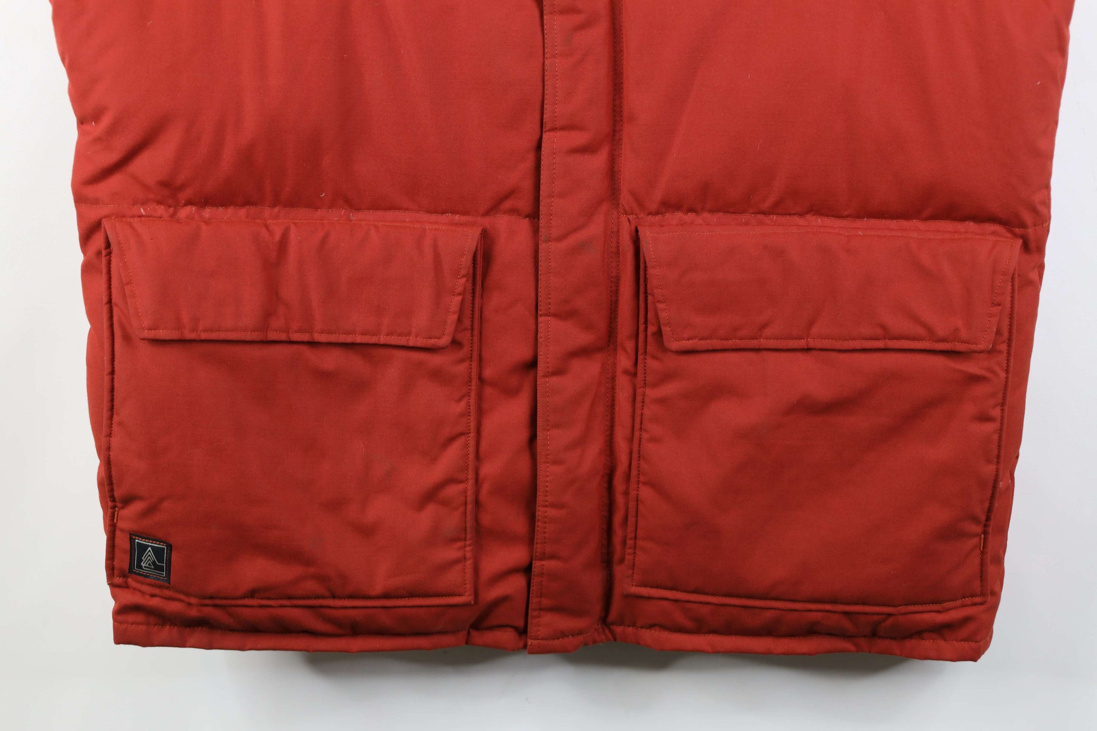 Altra Vintage 70s Altra Down Fill Puffer Vest Jacket Orange USA Size US L / EU 52-54 / 3 - 3 Thumbnail