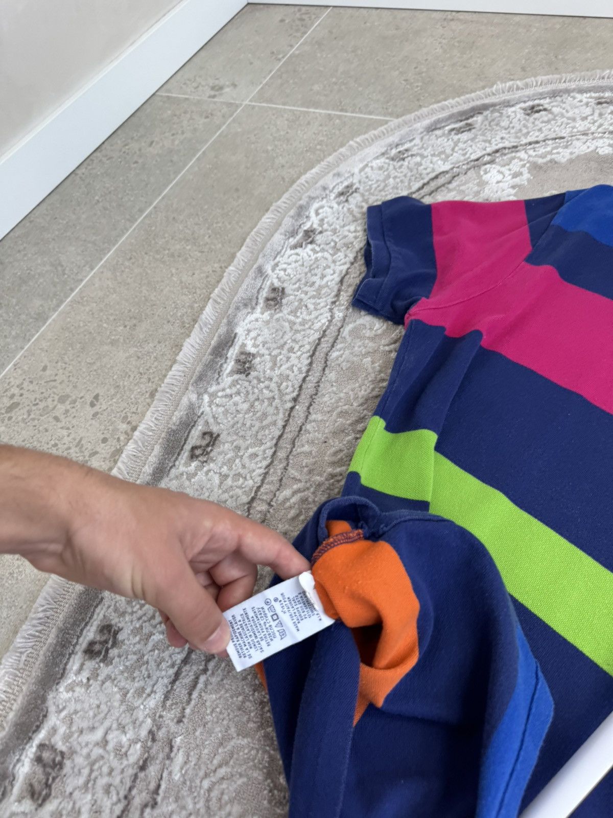 Polo Ralph Lauren Polo Ralph Lauren T-Shirt Chief Keef striped Polo Size US XL / EU 56 / 4 - 7 Thumbnail
