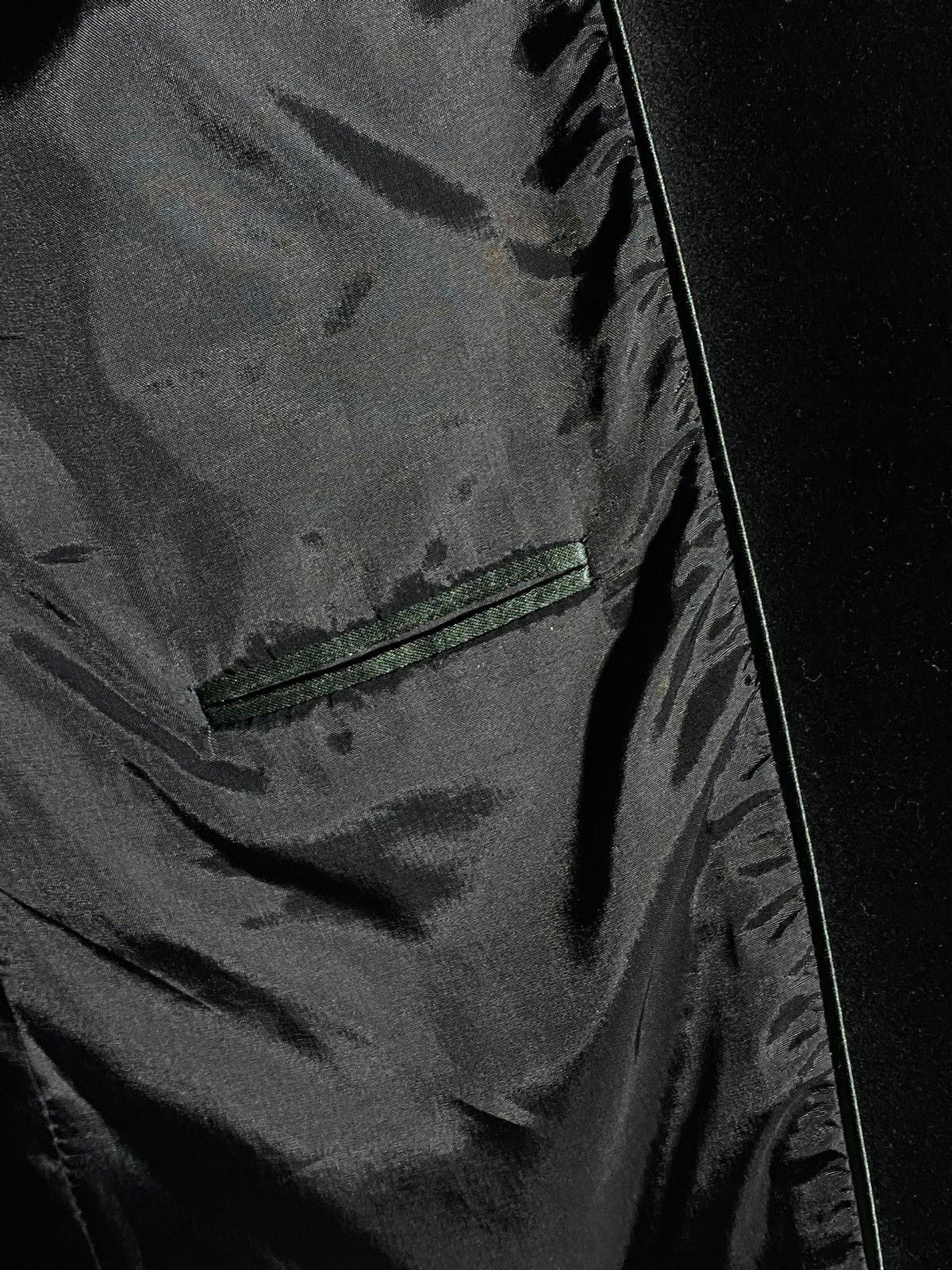 Emporio Armani Emporio Armani Green Line Black Velour Lapel Wool Blazer Size 54R - 23 Thumbnail