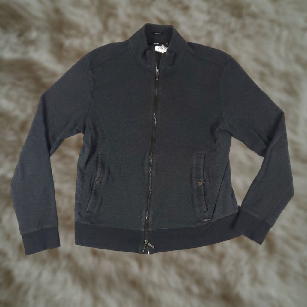 Hugo Boss Hugo Boss Jacket Mens Size Medium Gray Full Zip Up Sweater Sweatshirt Size US M / EU 48-50 / 2 - 1 Thumbnail