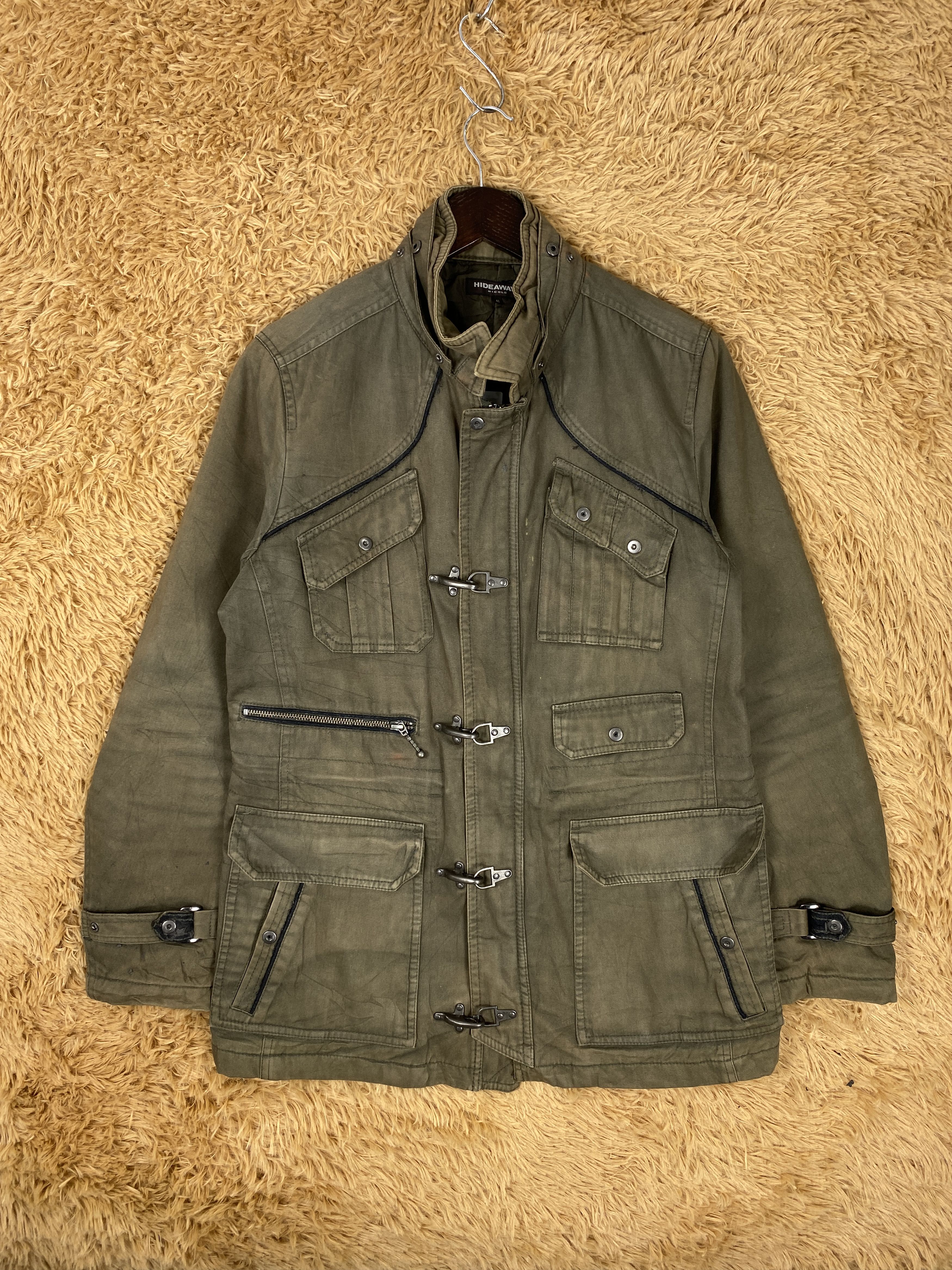 HIDEAWAYS Vintage Hide Aways Utility Quilted Lining Jacket J2146 Size US S / EU 44-46 / 1 - 1 Thumbnail