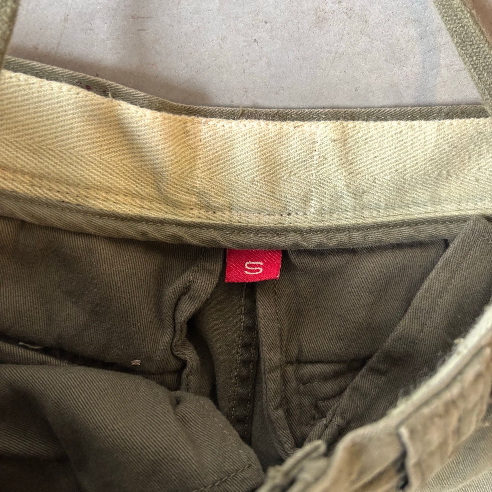 Vintage Vintage Y2K Green Earthtone Utility Cargo Pants Size US 30 / EU 46 - 6 Thumbnail