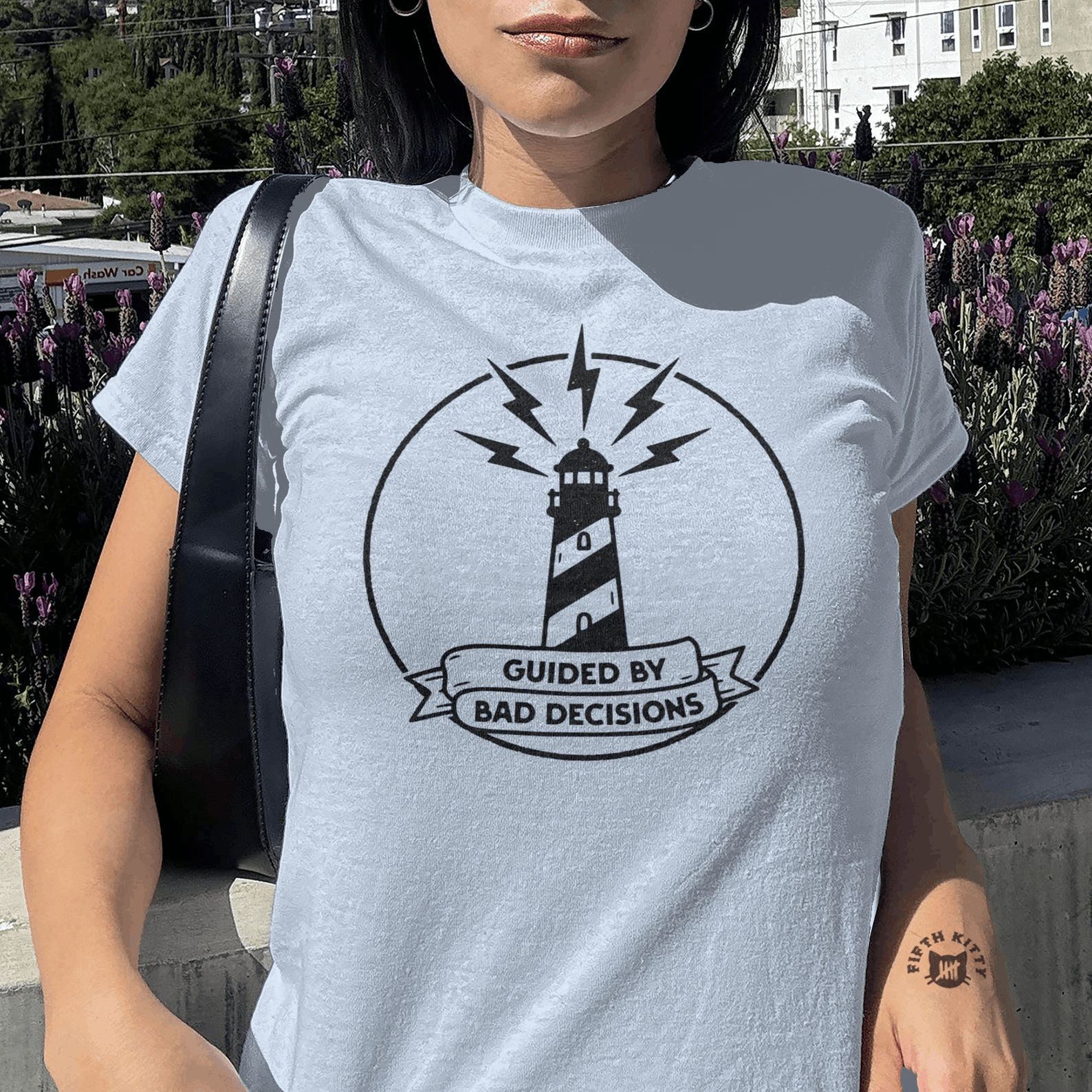 Other Guided By Bad Decisions Baby Tee Size XL / US 12-14 / IT 48-50 - 2 Thumbnail