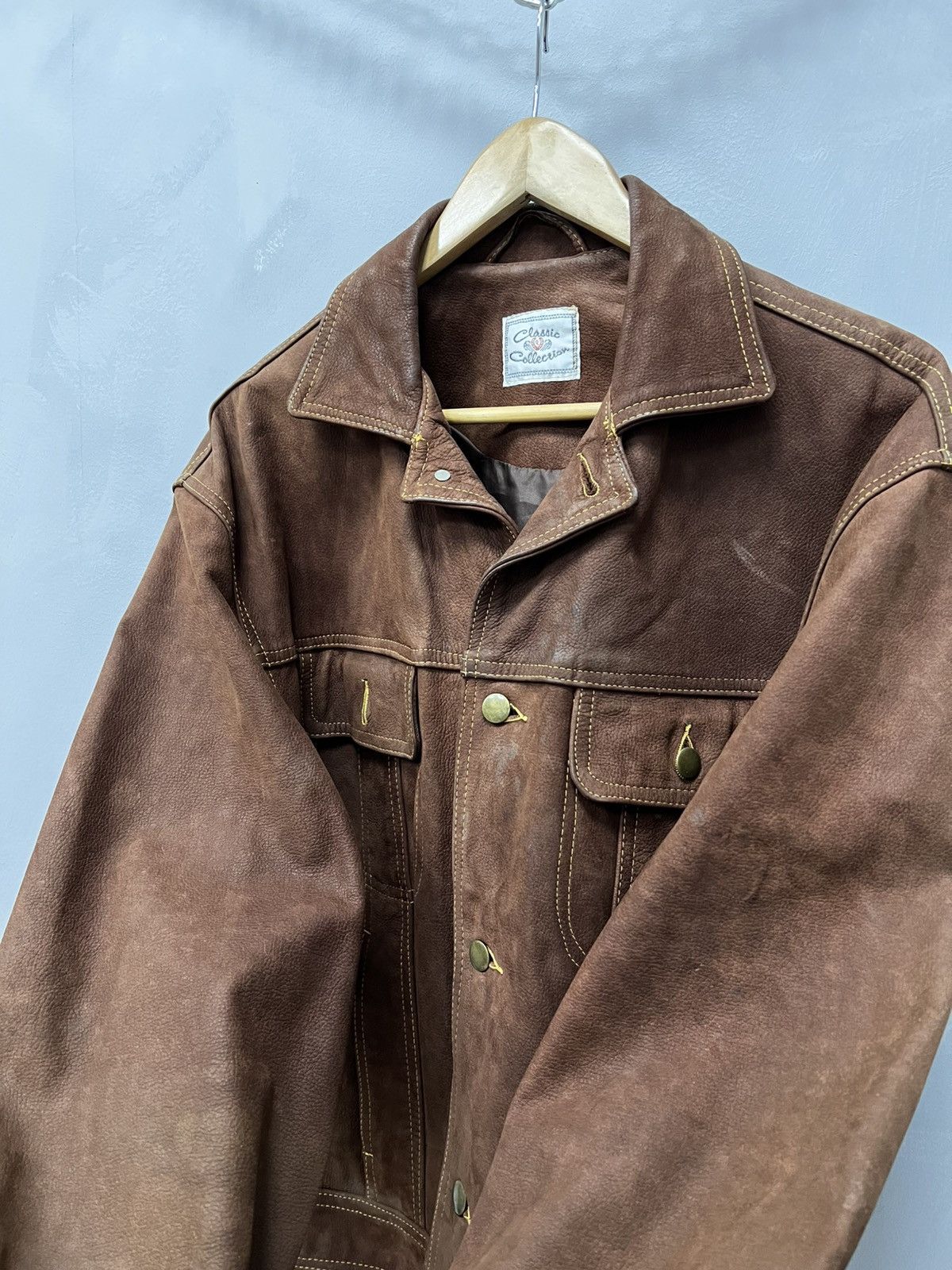 Vintage Cropped suede Real Leather Vintage Avantgarde Jacket Size US M / EU 48-50 / 2 - 7 Thumbnail