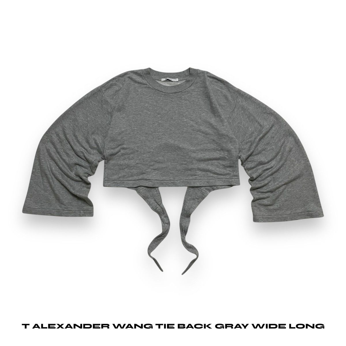 Alexander Wang T Alexander Wang tie back Gray Wide Long Sleeve Crew Neck Size M / US 6-8 / IT 42-44 - 19 Thumbnail