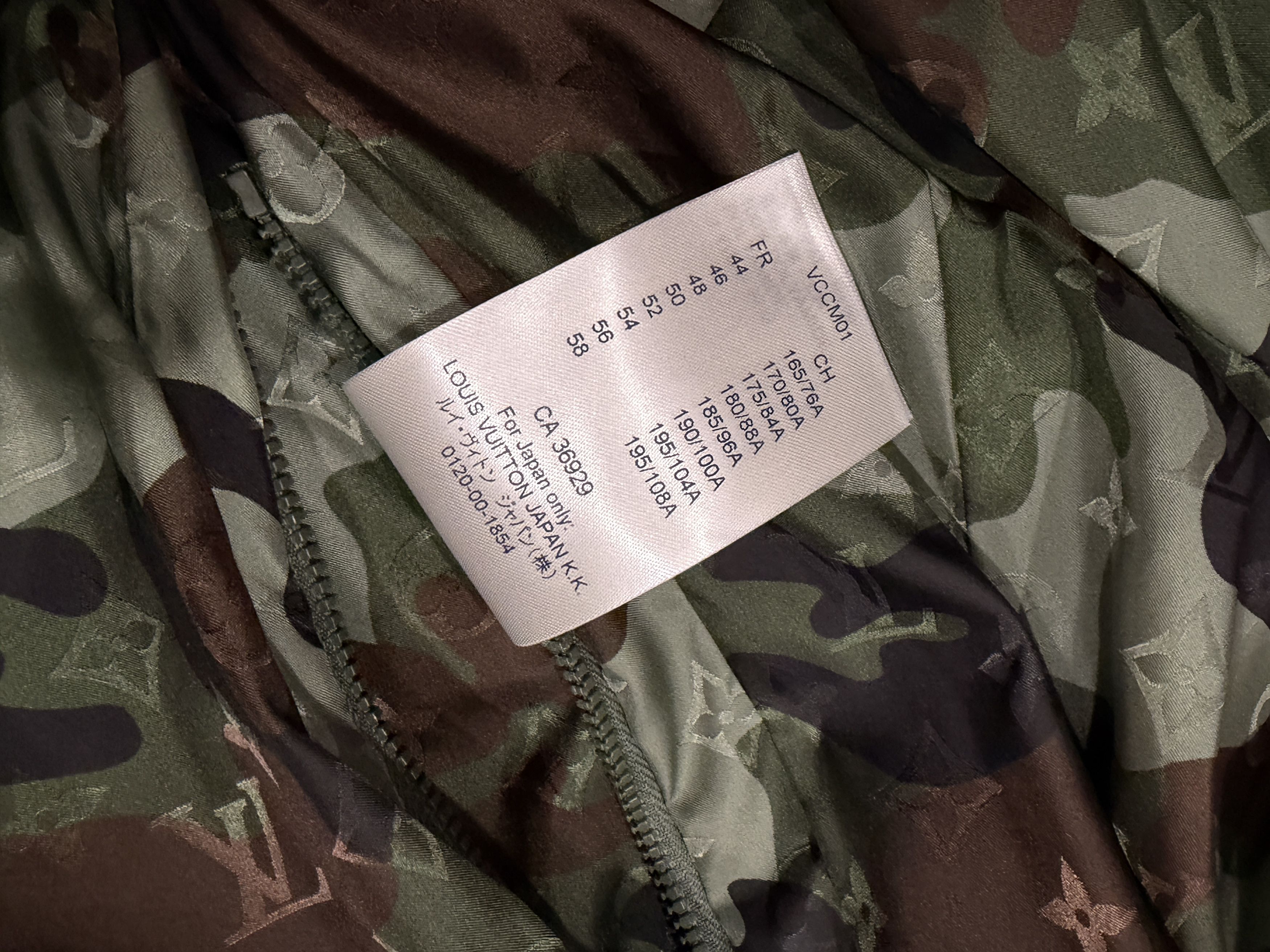 Louis Vuitton Louis Vuitton Green Camo Monogram Windbreaker Size US M / EU 48-50 / 2 - 7 Thumbnail