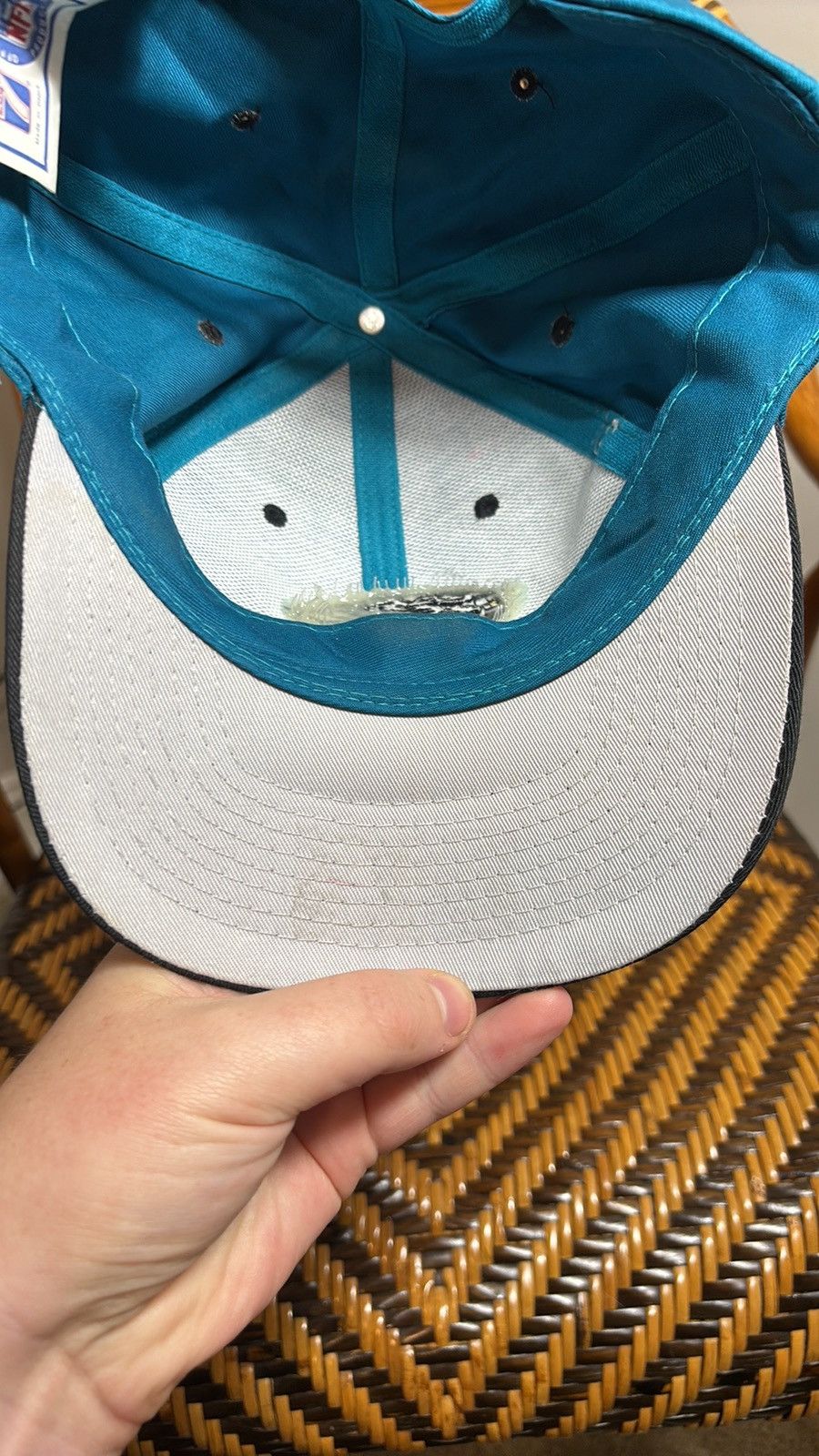 Logo 7 Vintage Logo 7 Jacksonville Jaguars Snapback Hat Size ONE SIZE - 5 Thumbnail
