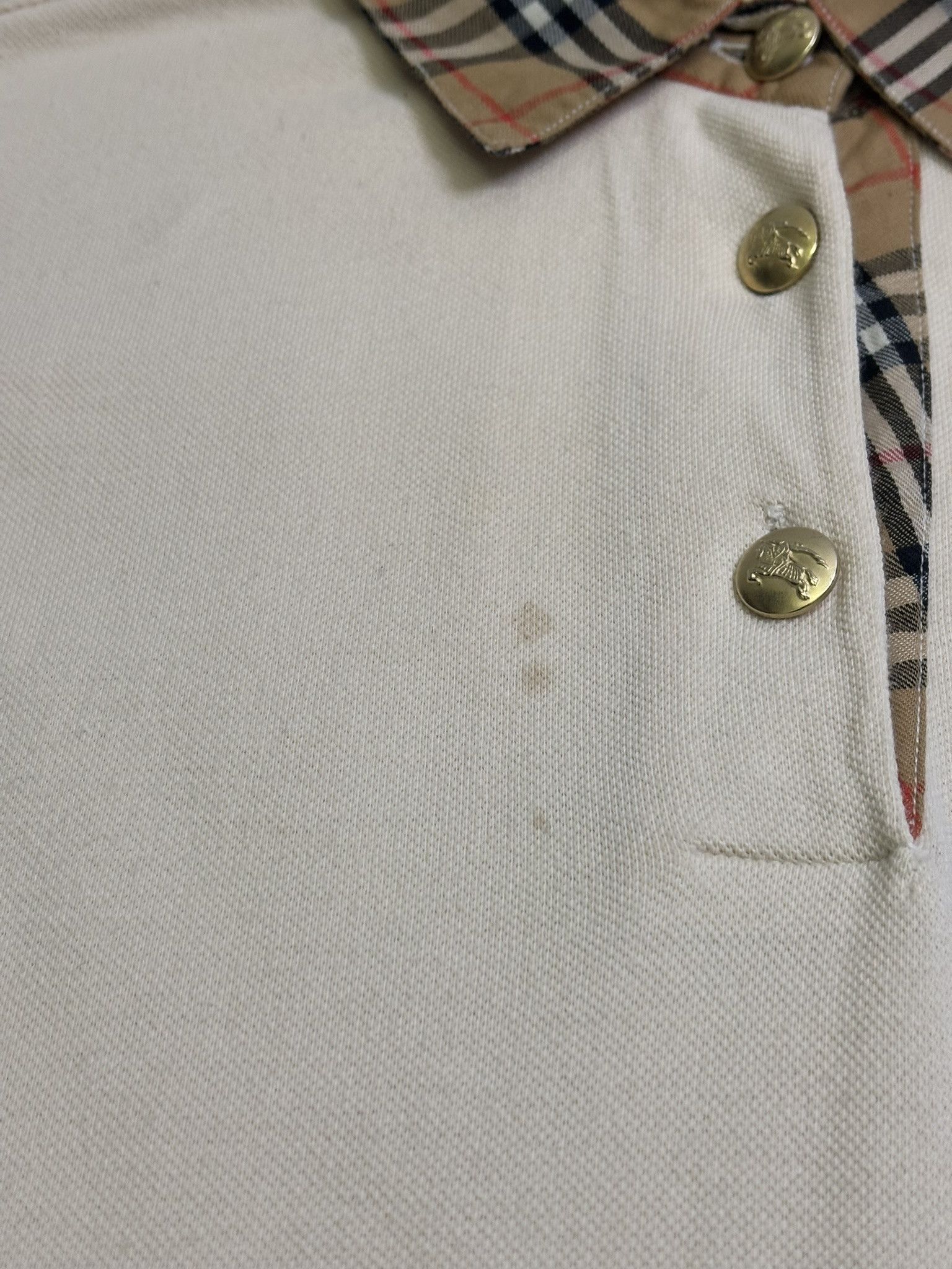 Burberry Burberry vintage Beige polo size L Size US L / EU 52-54 / 3 - 10 Thumbnail