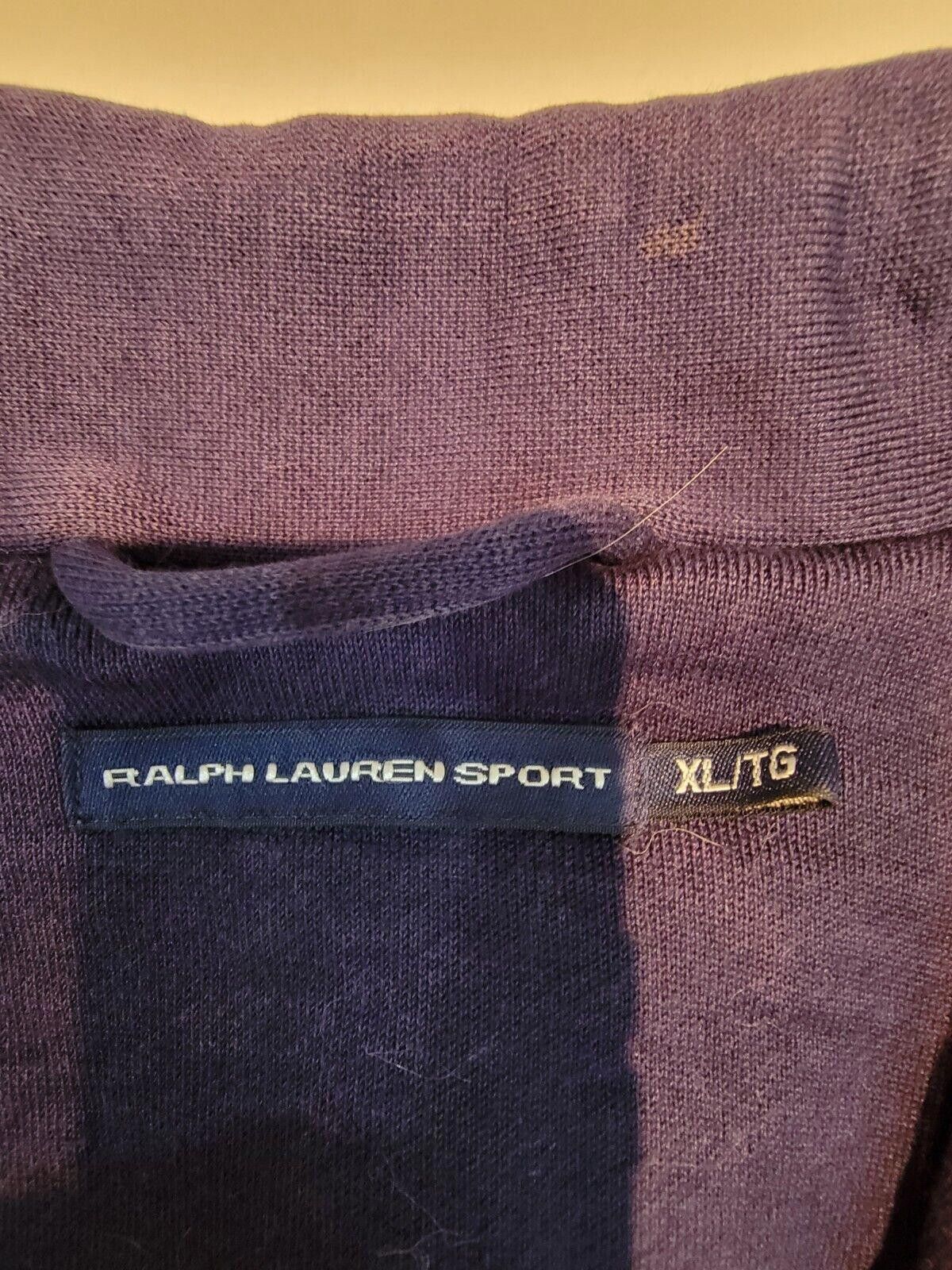 Designer RALPH LAUREN GOLF Navy Wool US OPEN TENNIS CRESTED BLAZER Size XL / US 12-14 / IT 48-50 - 3 Thumbnail