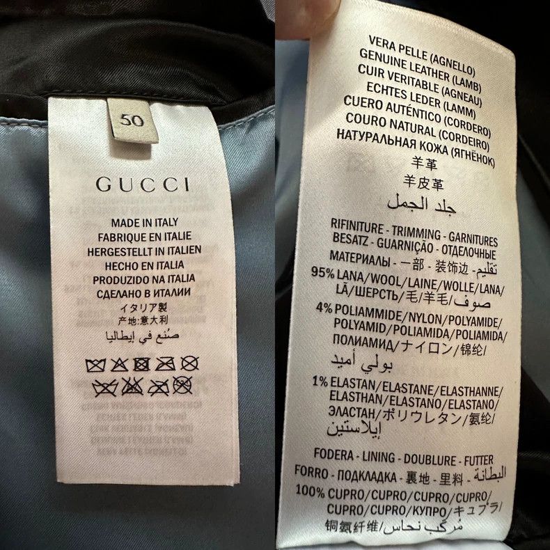 Gucci Gucci Tiger head embroidered sheepskin jacket Size US M / EU 48-50 / 2 - 6 Thumbnail