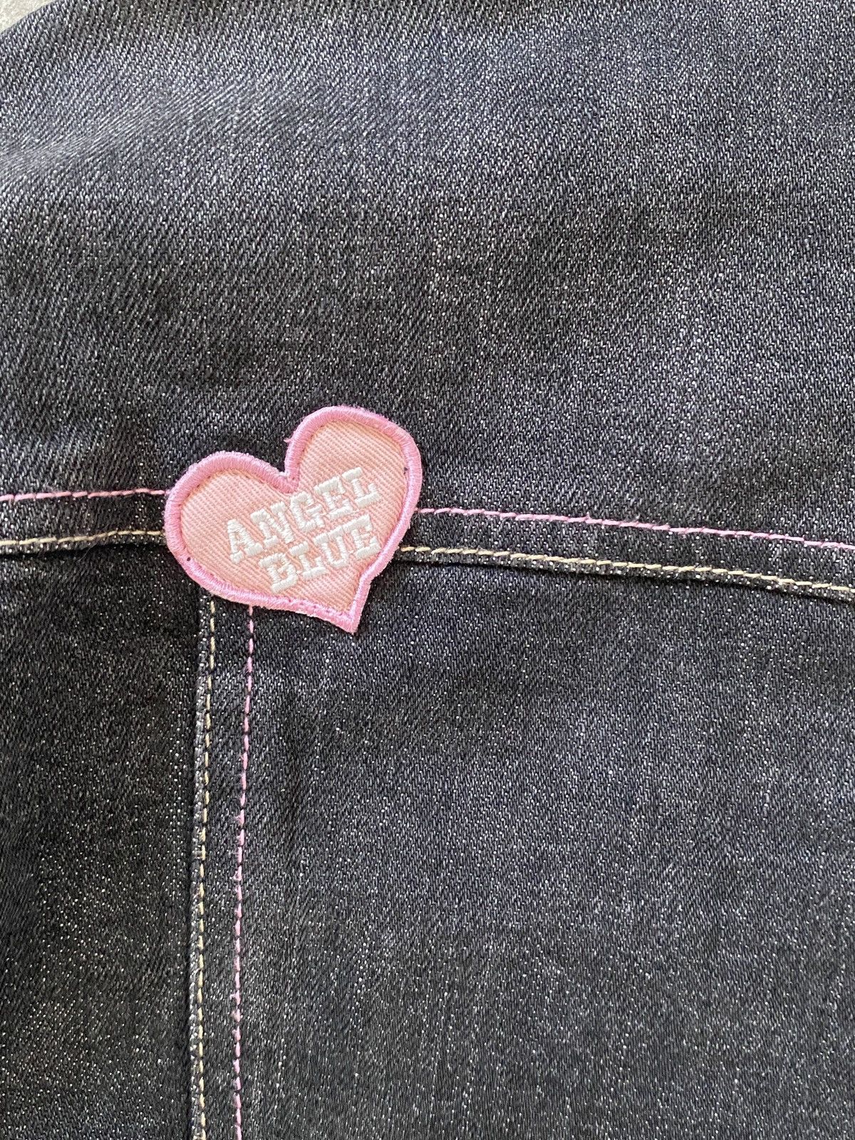 Angel Blue 2000s Angel Blue - Iconic Cute Girls Mascots Denim Jacket Size L / US 10 / IT 46 - 14 Thumbnail