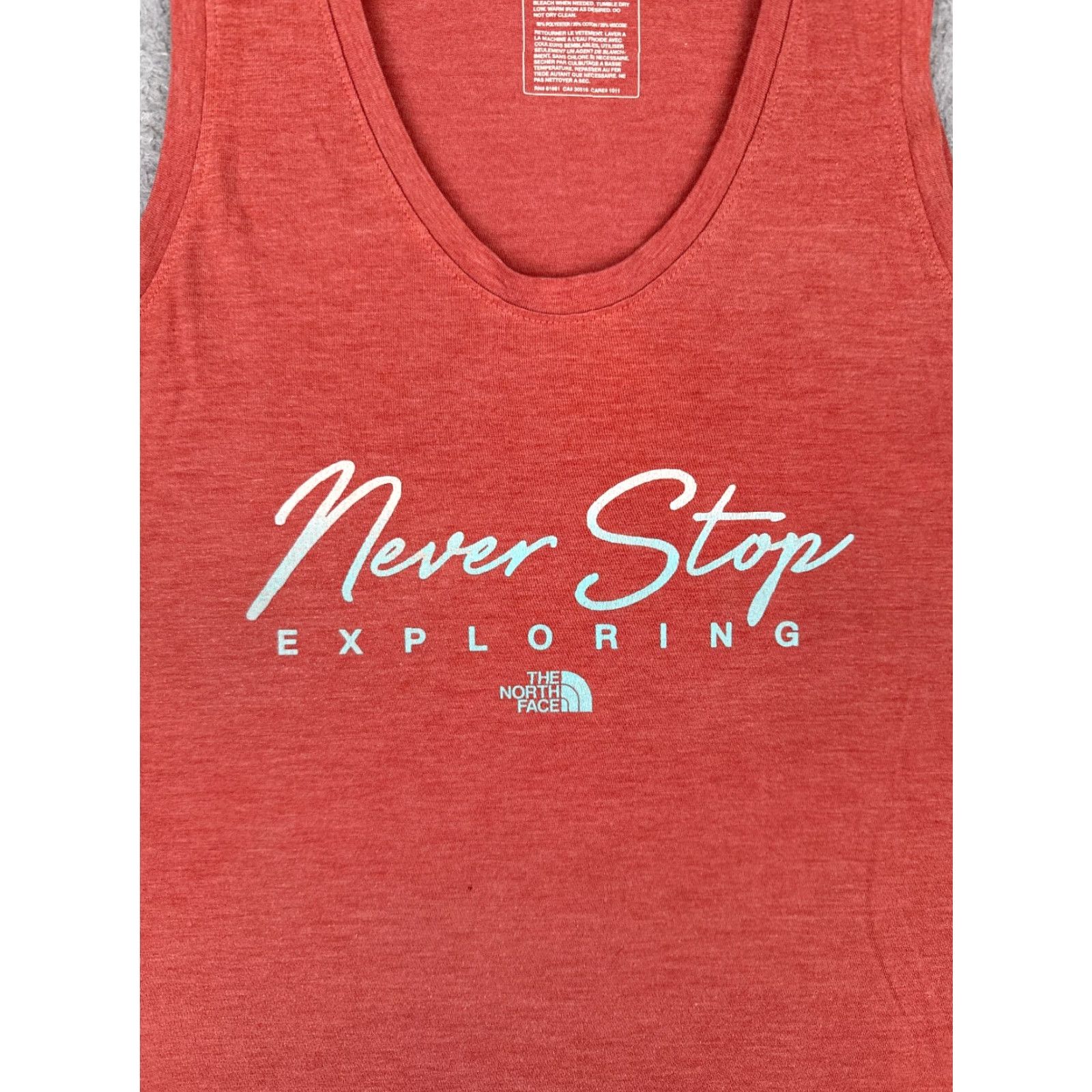 The North Face The North Face Shirt Women M Pink Tank Sleeveless Scoop Neck Poly Blend Gym Casual Workwear Size M / US 6-8 / IT 42-44 - 6 Thumbnail