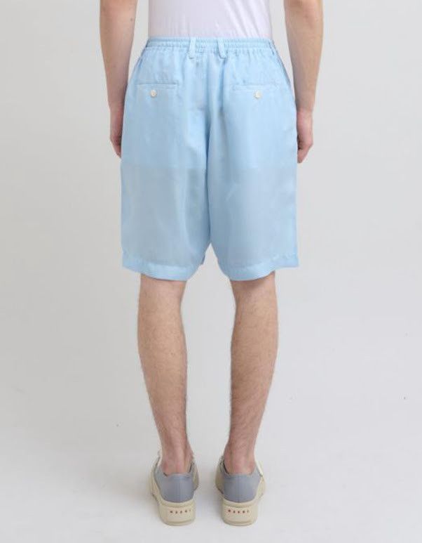 Marni o1w1db10326 Bermuda Shorts in Sky Blue Size US 34 / EU 50 - 2 Thumbnail