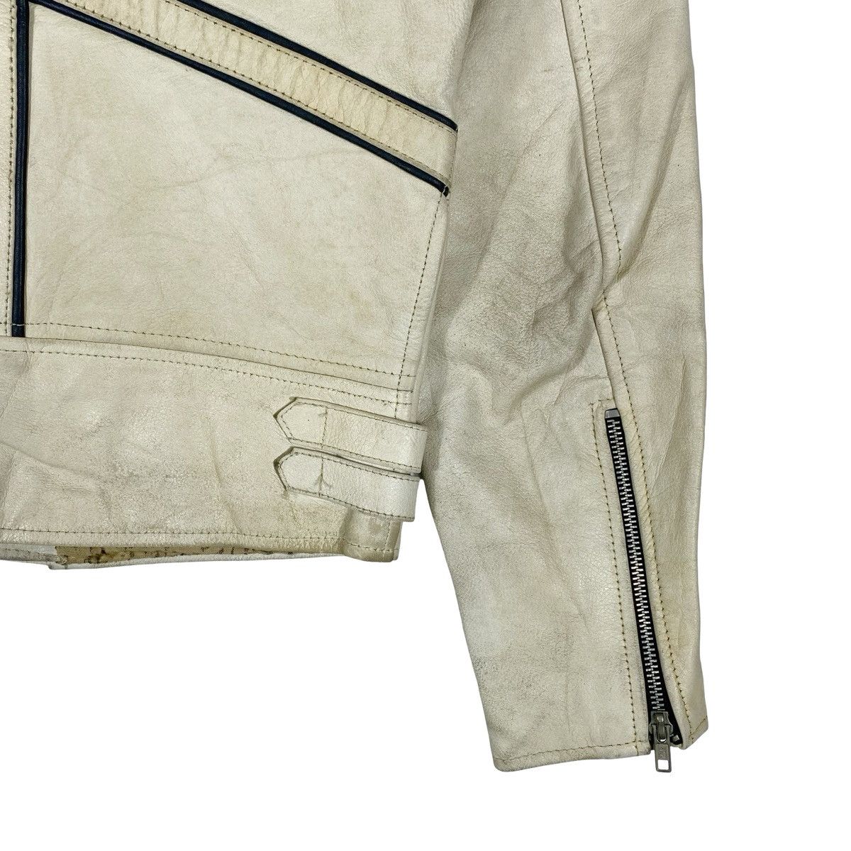 Japanese Brand Vintage Jimsinn Tokyo Punker Leather Jacket Size US S / EU 44-46 / 1 - 12 Thumbnail