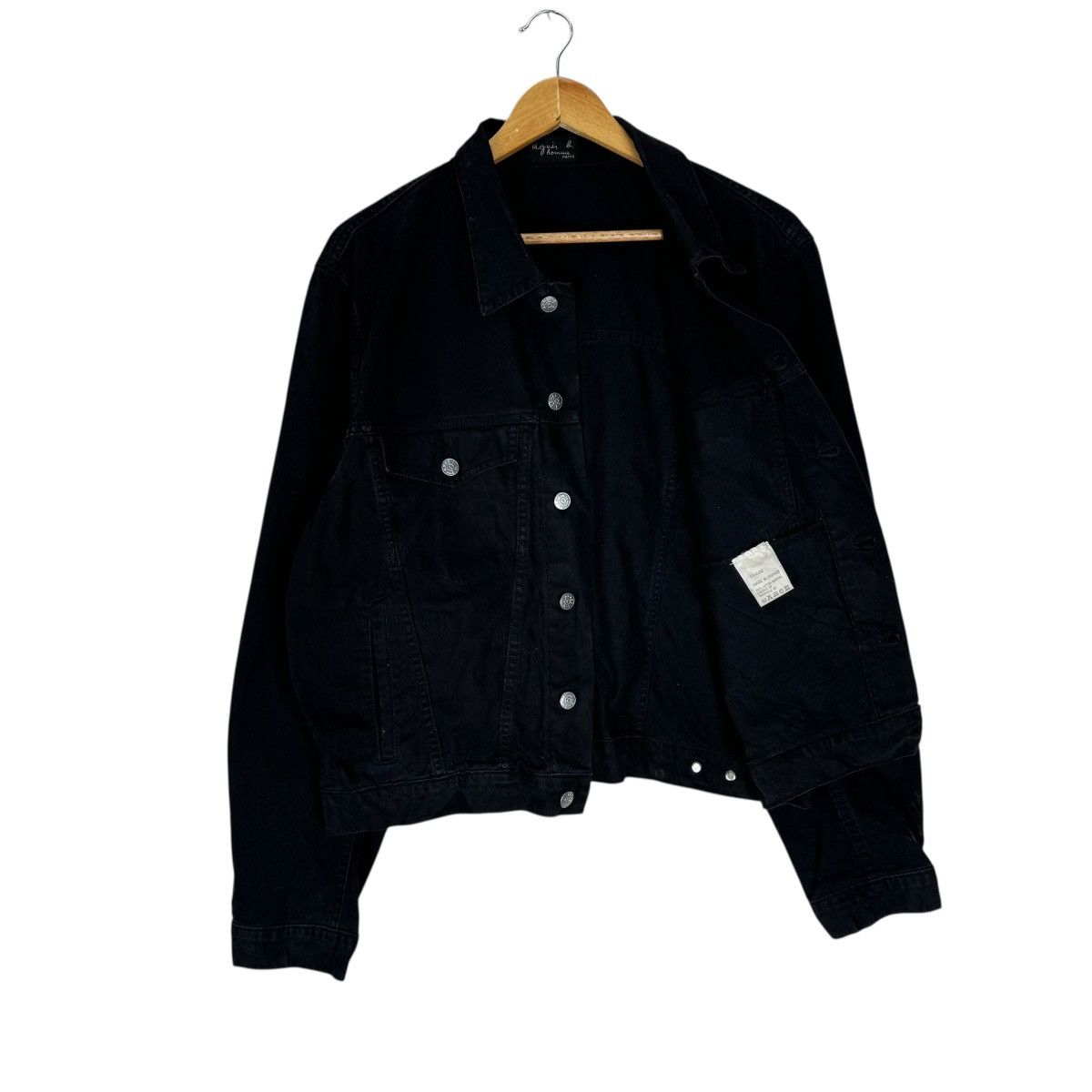 agnes b. ☀️AGNES B FRANCE DENIM TRUCKER JACKET Size US S / EU 44-46 / 1 - 10 Thumbnail