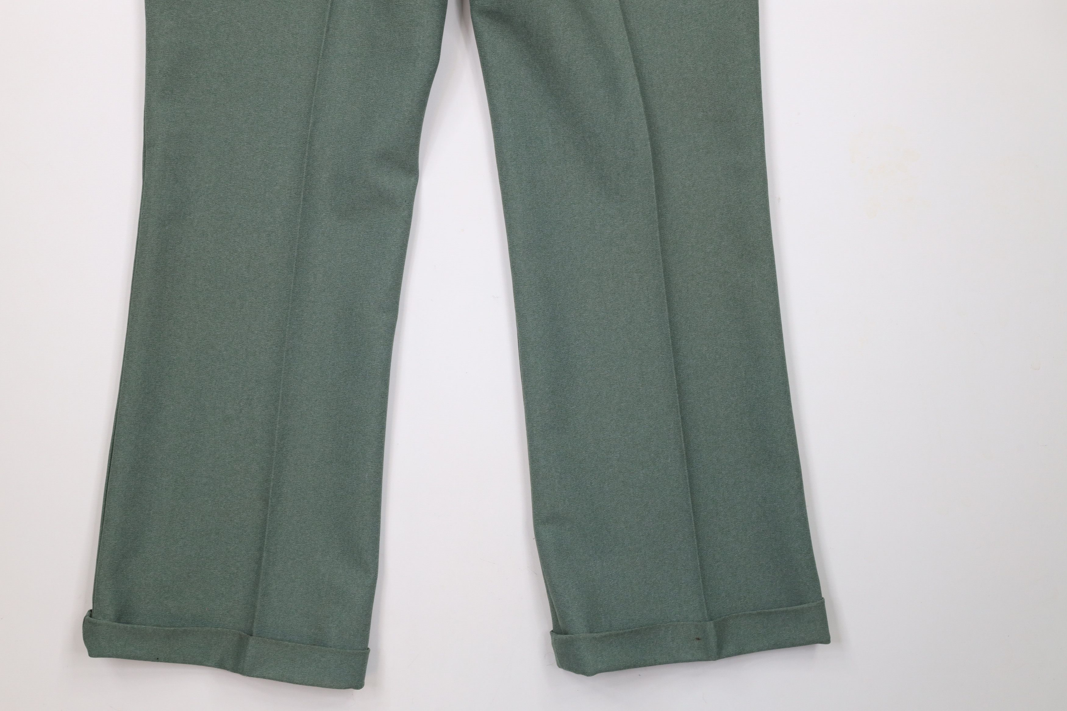 Vintage Vintage 70s Streetwear Cuffed Bell Bottoms Chino Pants US Size US 36 / EU 52 - 14 Thumbnail