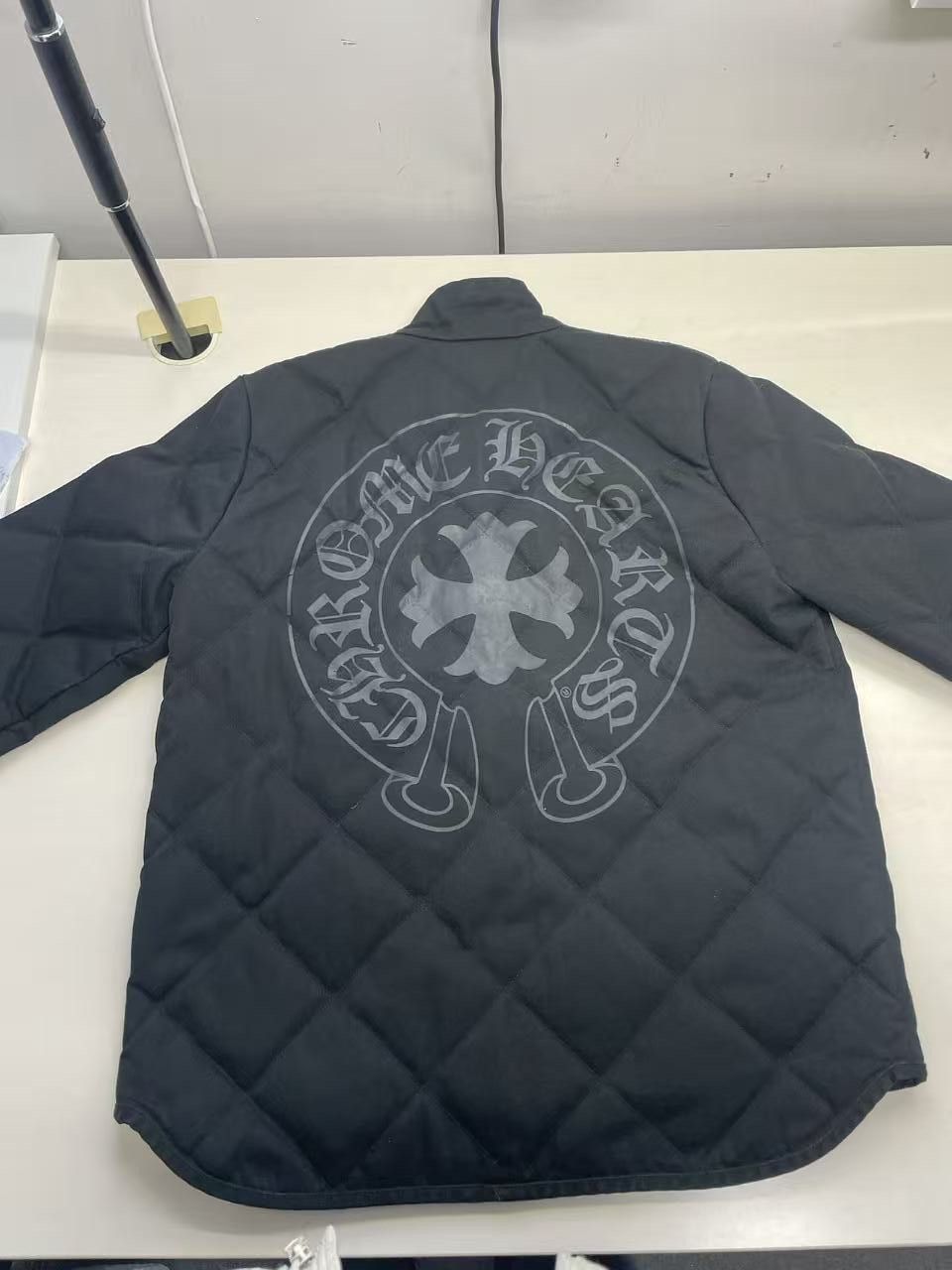Chrome Hearts Chrome Hearts Quilted Horseshoe Black Padded Jacket Size US L / EU 52-54 / 3 - 3 Thumbnail