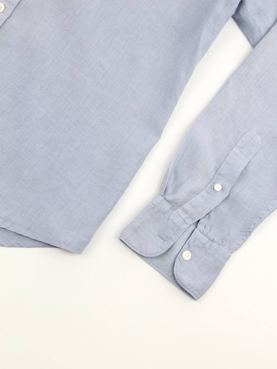 Replay REPLAY Linen blue shirt Size US M / EU 48-50 / 2 - 9 Thumbnail