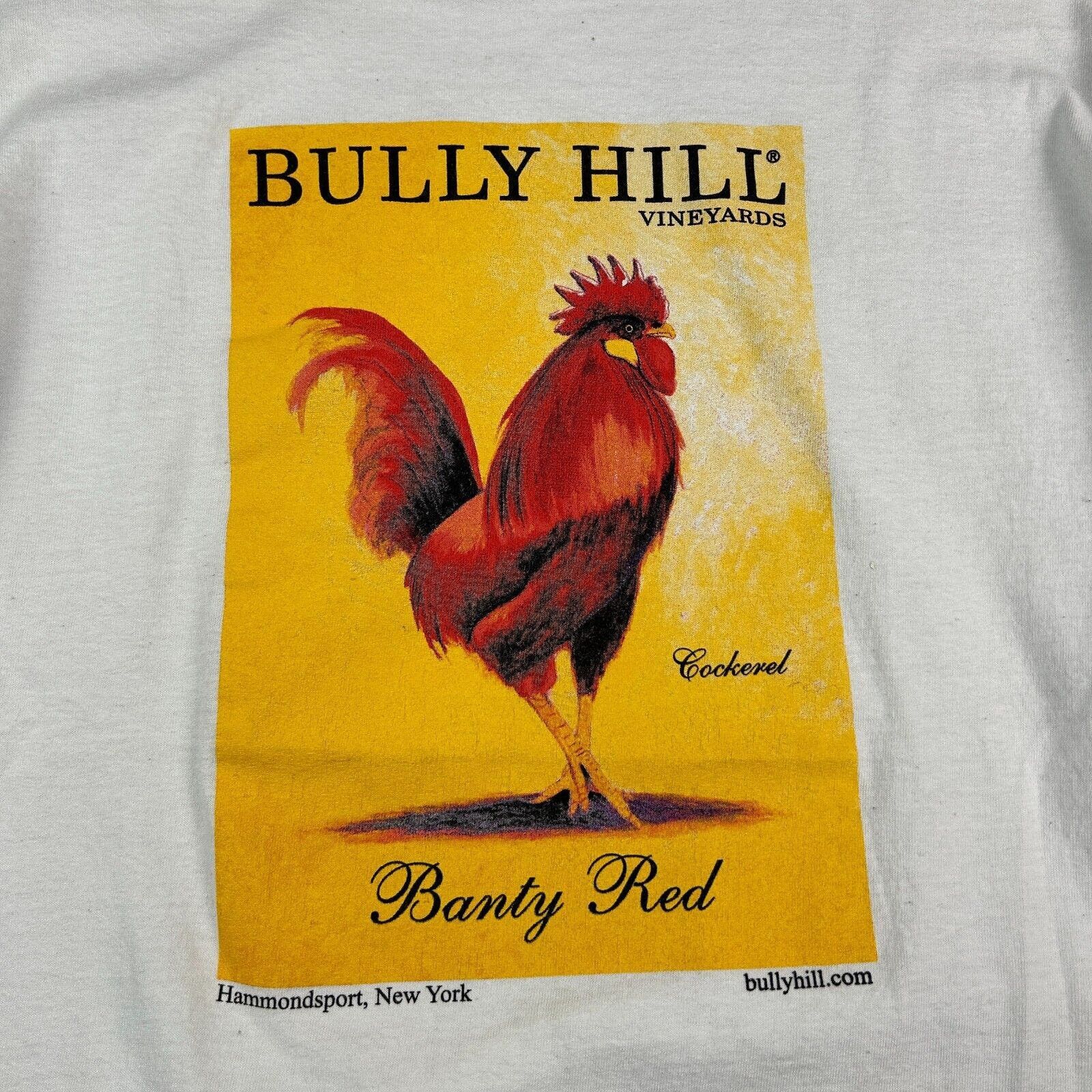 Vintage VINTAGE | Bully Hill NY Vineyards Banty Red T-Shirt sz L Size US L / EU 52-54 / 3 - 3 Thumbnail
