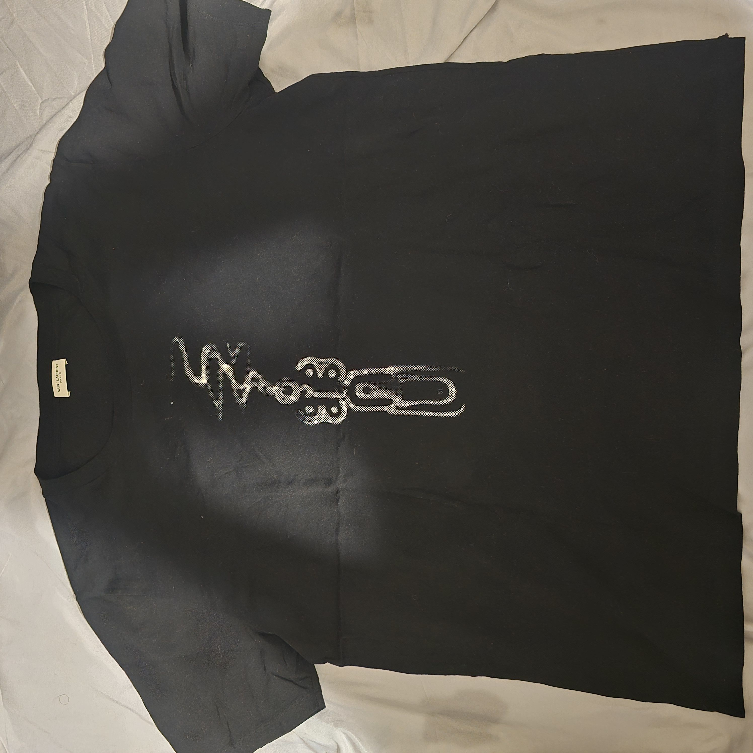 Saint Laurent Paris Saint Laurent Saint Laurent Black Gun T-Shirt Size US XXL / EU 58 / 5 - 2 Thumbnail