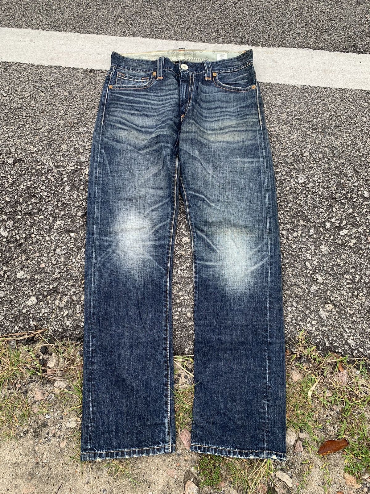 Levi's Levis 505 painters pair & nice faded. Size US 33 - 11 Thumbnail