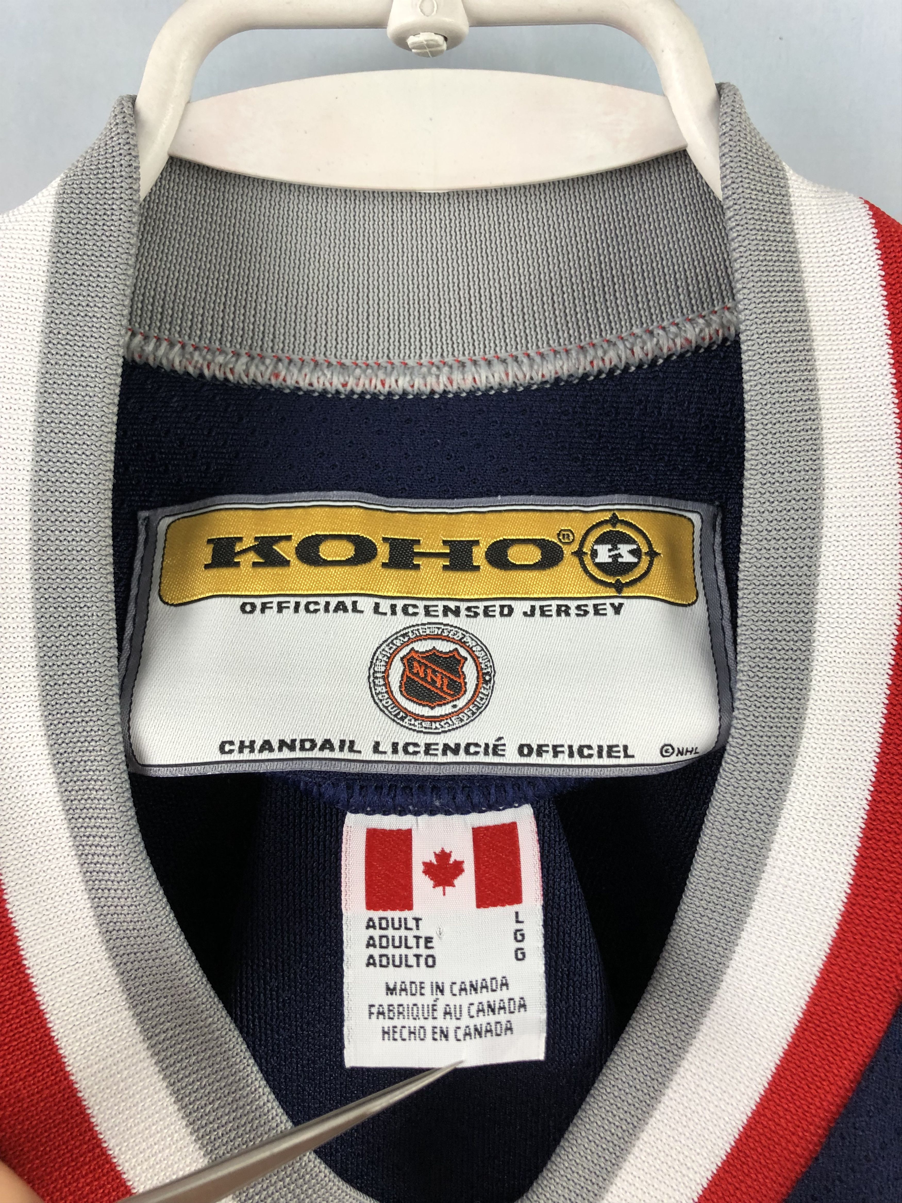 NHL × Vintage Vintage New York Rangers Lady Liberty NHL Hocket Jersey Size US L / EU 52-54 / 3 - 9 Thumbnail
