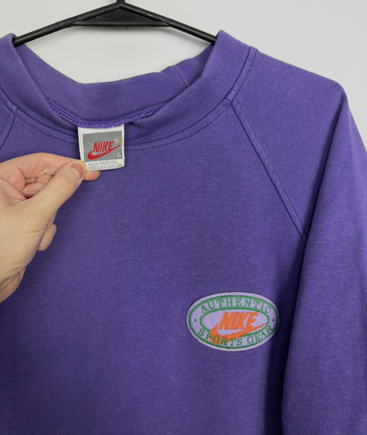 Nike 80's Rare Nike Authentic Sports Gear Vintage 80's Sweatshirt Size US L / EU 52-54 / 3 - 2 Thumbnail