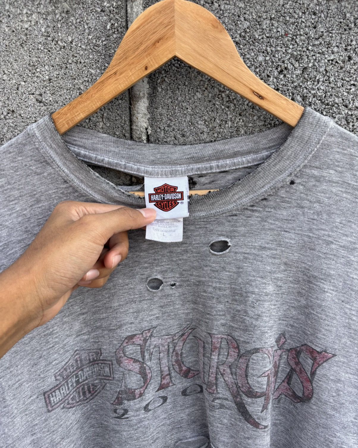 Harley Davidson Thrashed Sturgis Harley Davidson Sweatshirt Size US L / EU 52-54 / 3 - 7 Thumbnail
