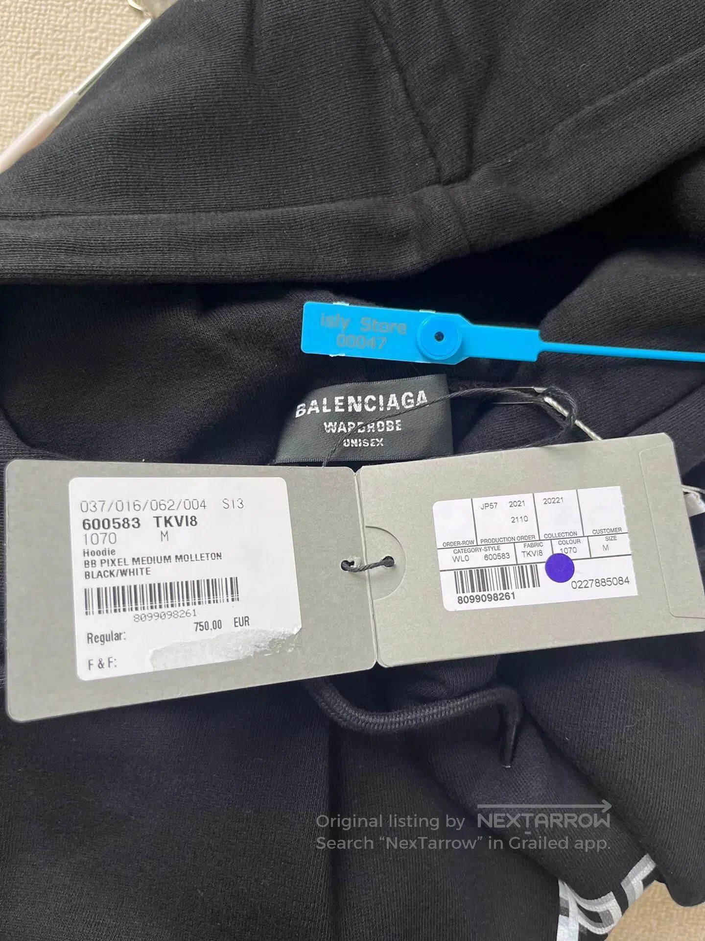 Balenciaga balenciaga logo hooded sweatshirt for women. Size M / US 6-8 / IT 42-44 - 4 Thumbnail