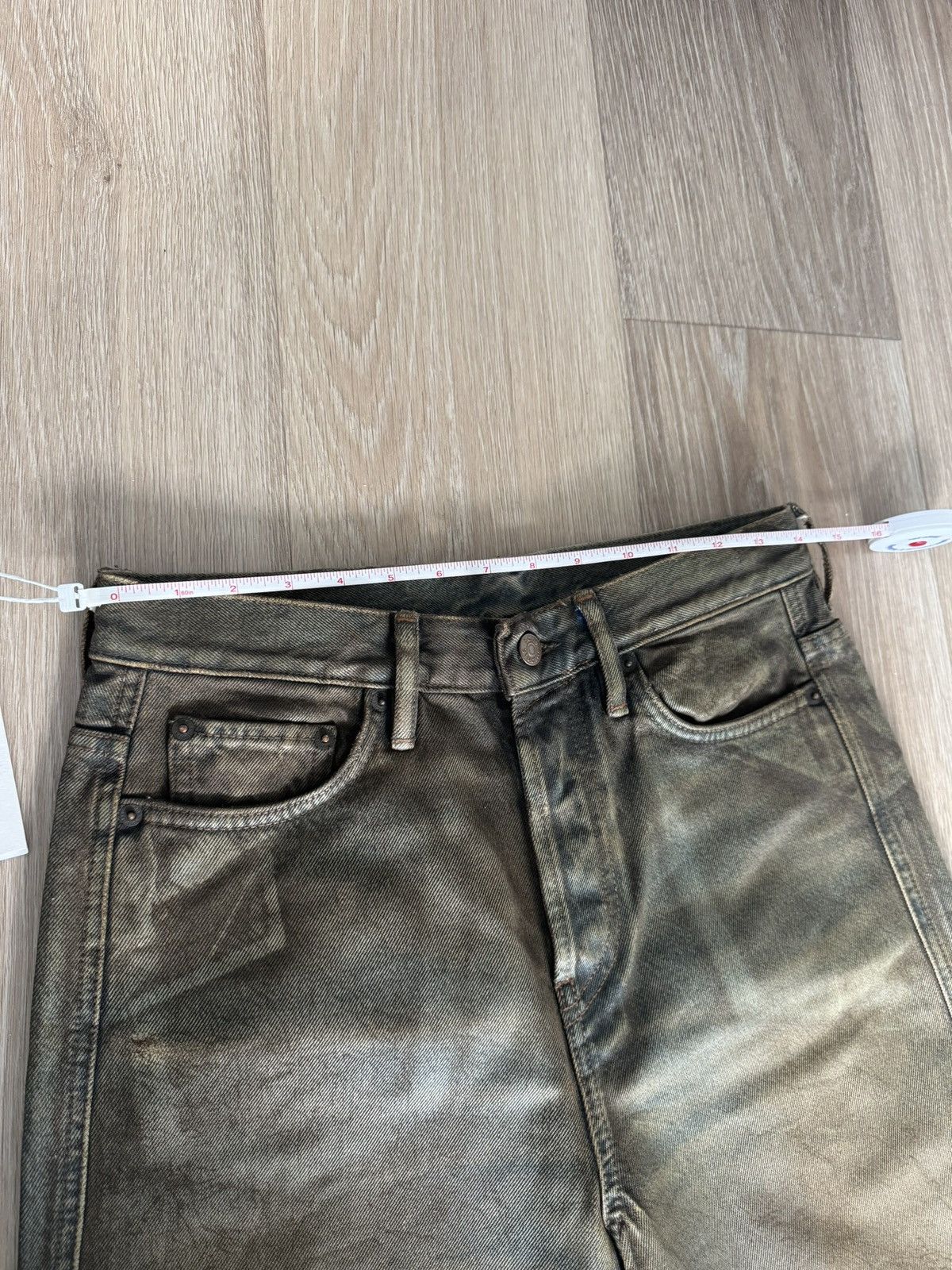 Acne Studios Acne Studios Relaxed Fit Coated Jeans Size 25" / US 0 / IT 36 - 8 Thumbnail