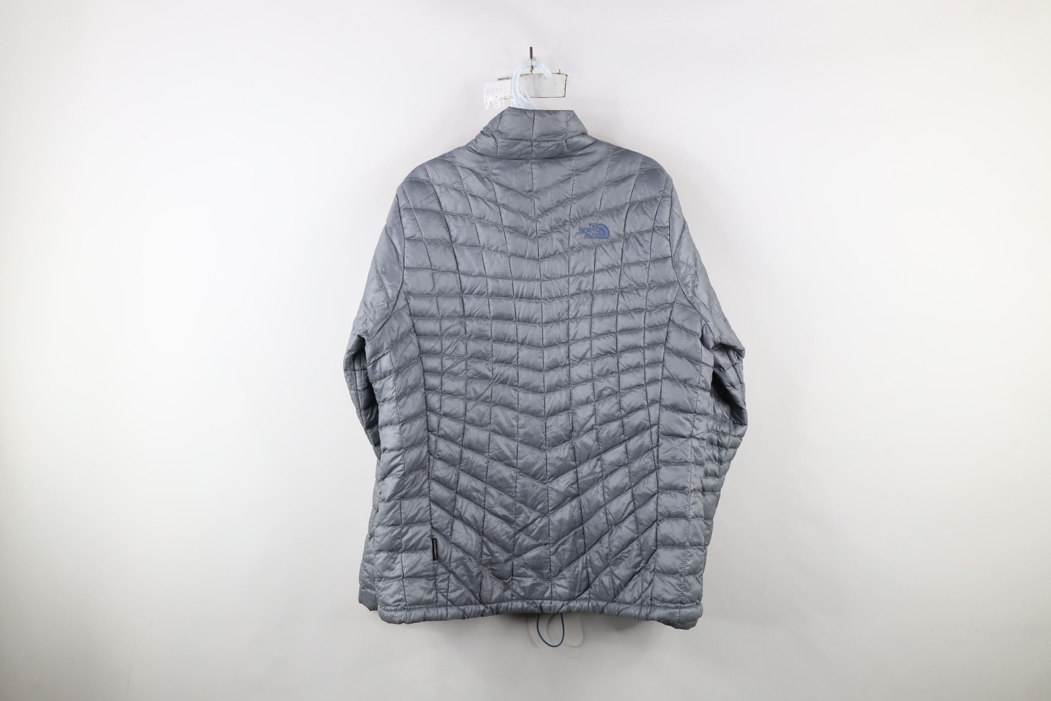 The North Face × Vintage The North Face Thermoball Eco Full Zip Puffer Jacket Gray Size XL / US 12-14 / IT 48-50 - 12 Thumbnail